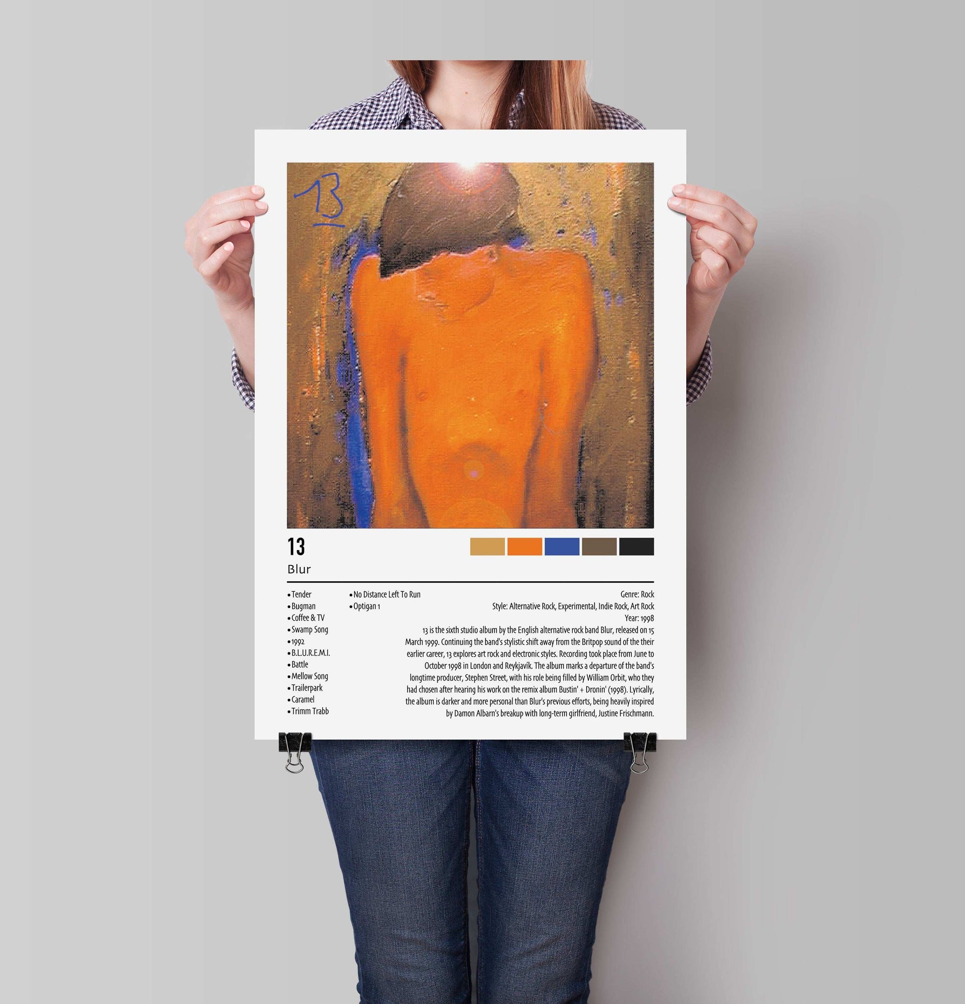 Blur | 13 | Custom Album Cover Poster Print