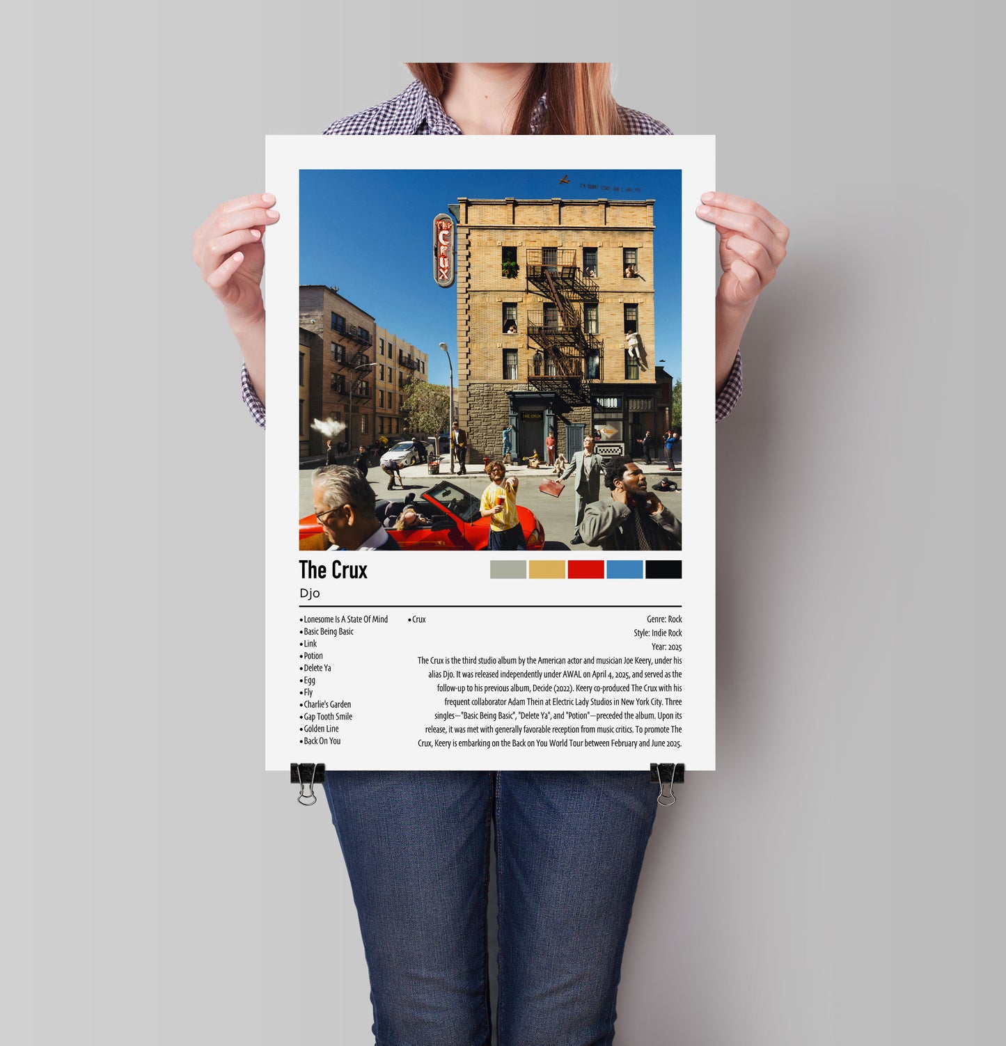 Djo | The Crux | Custom Album Cover Poster Print