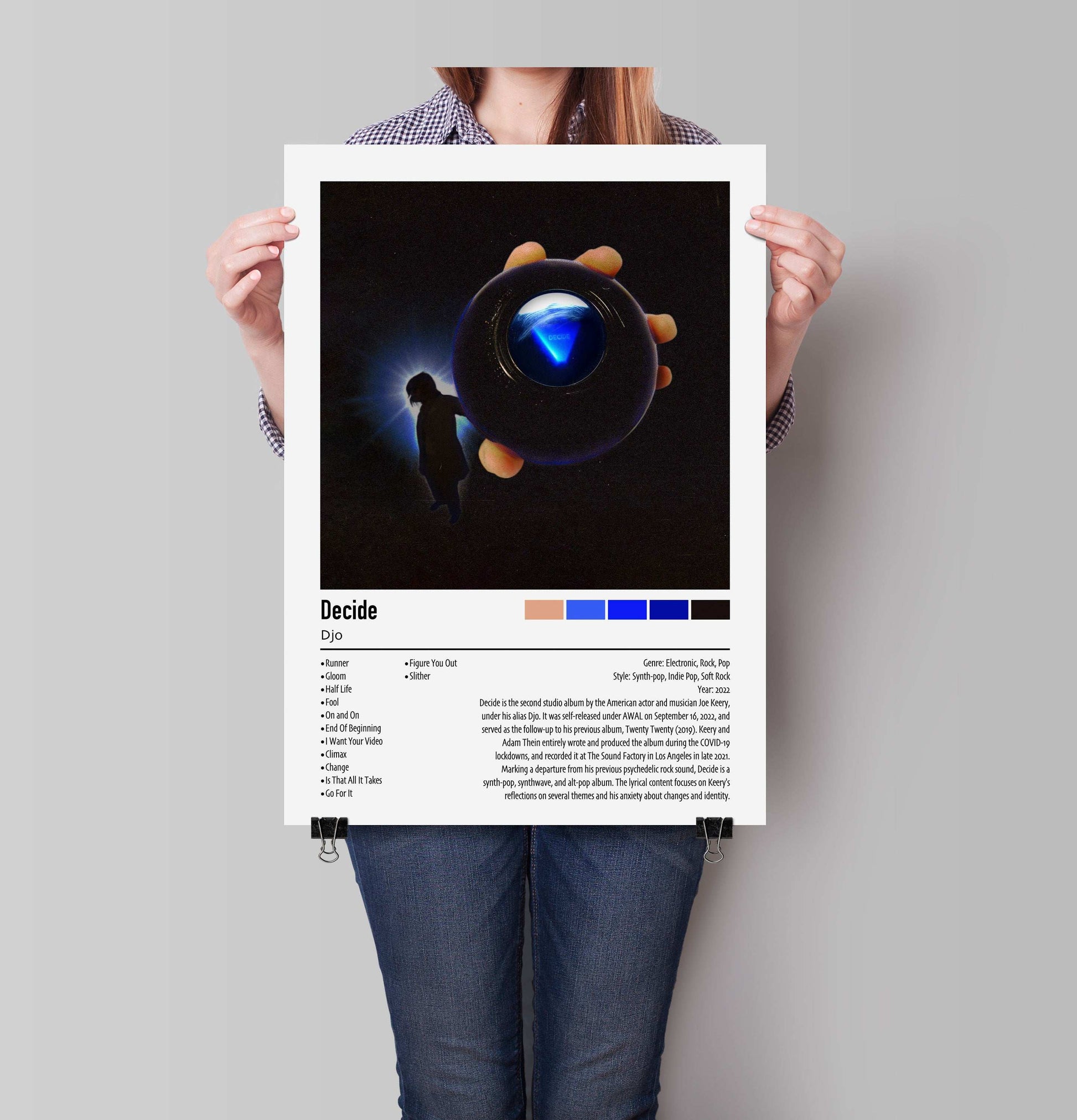 Djo | Decide | Custom Album Cover Poster Print