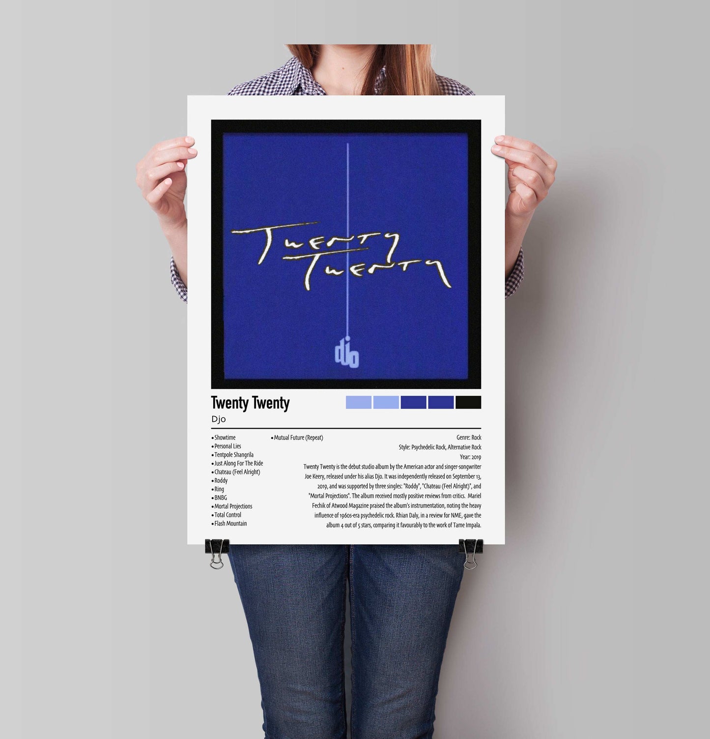 Djo | Twenty Twenty | Custom Album Cover Poster Print