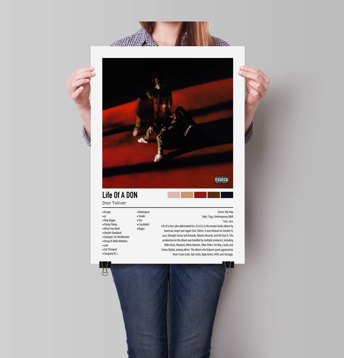 Don Oliver | Life Of A DON | Custom Album Cover Poster Print