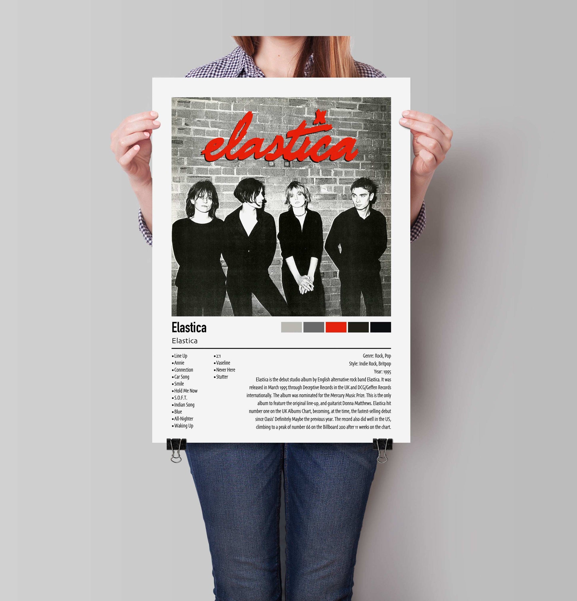 Elastica | Elastica | Custom Album Cover Poster Print