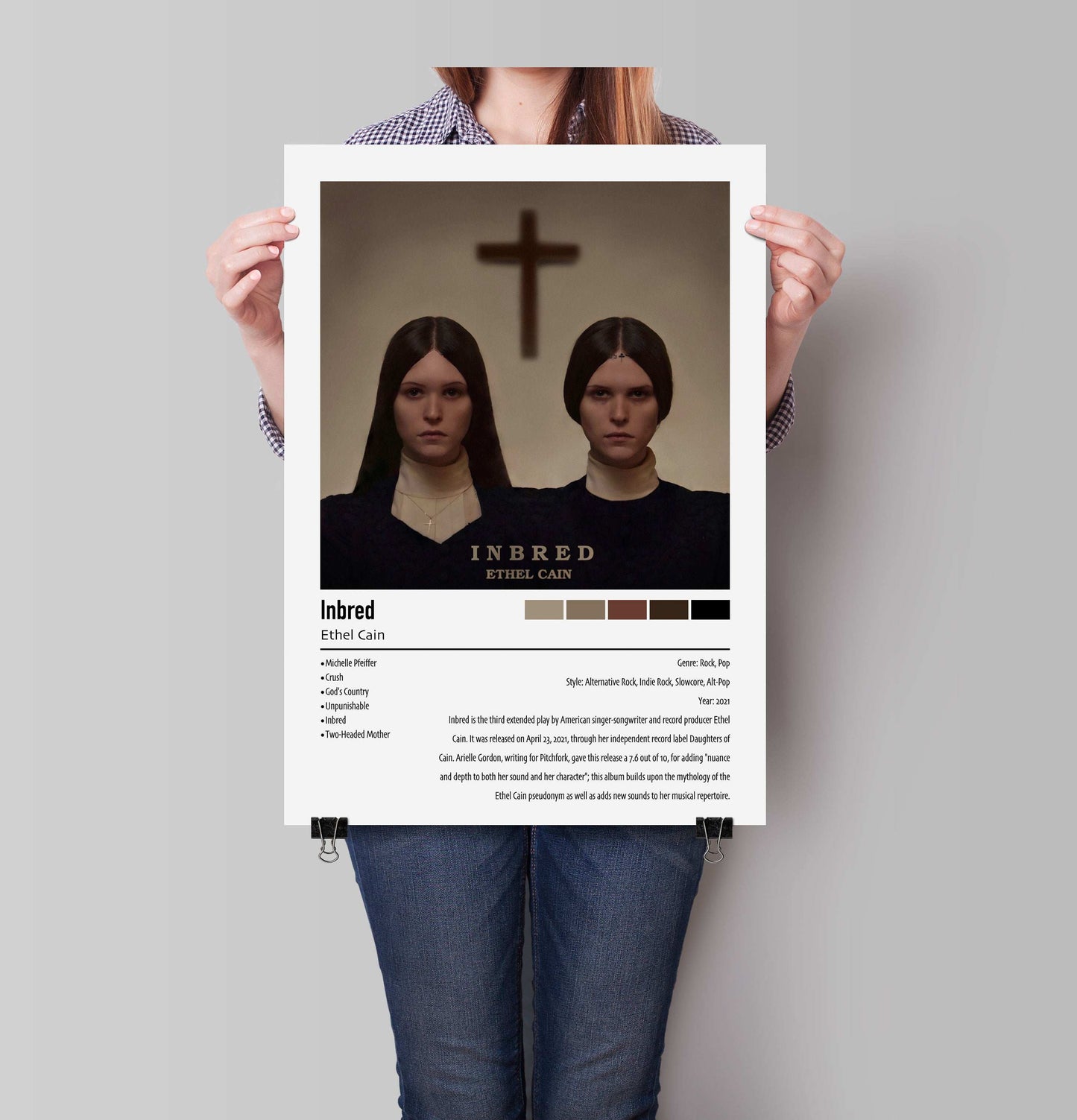 Ethel Cain | Inbred | Custom Album Cover Poster Print