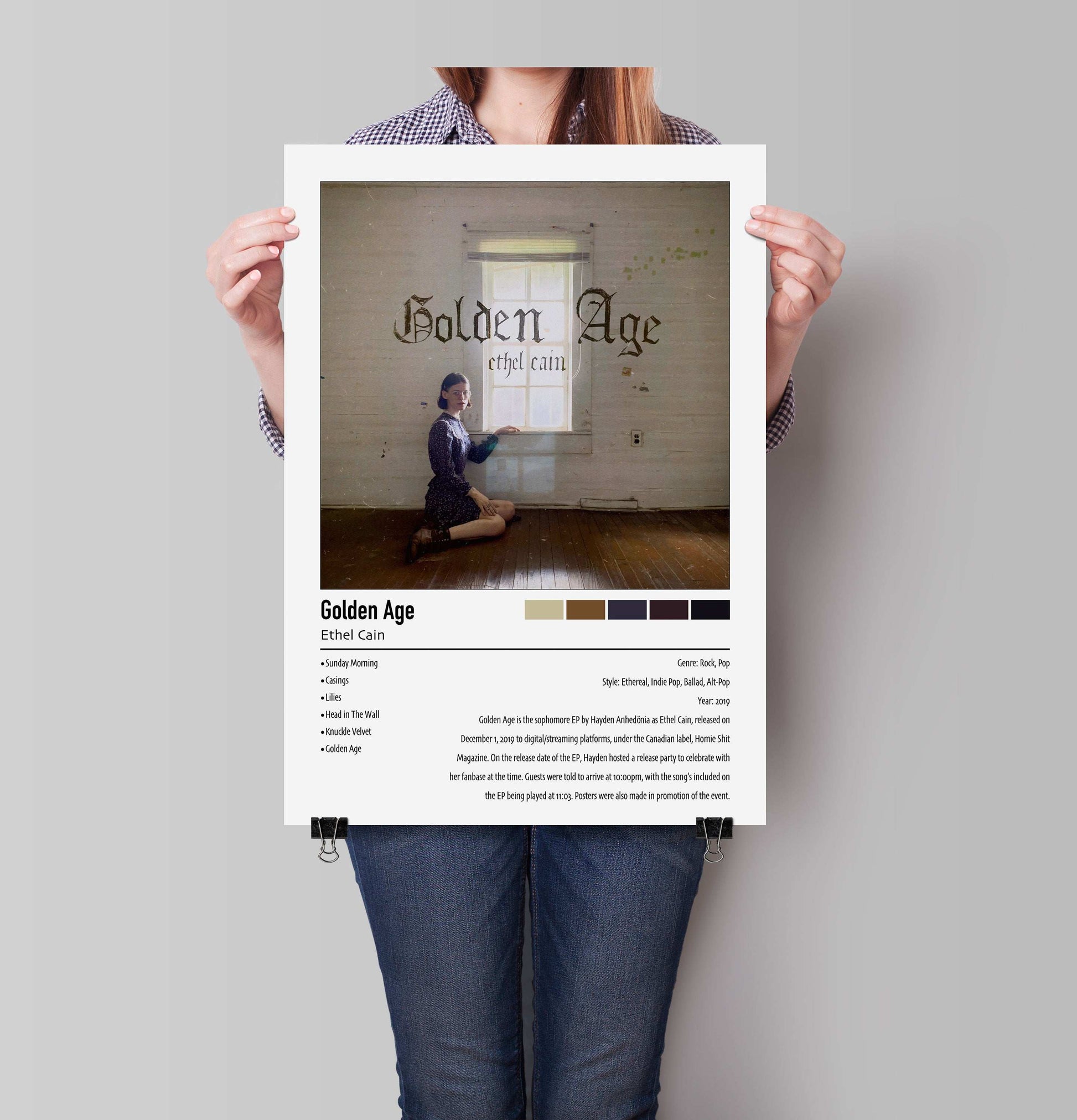 Ethel Cain | Golden Age | Custom Album Cover Poster Print