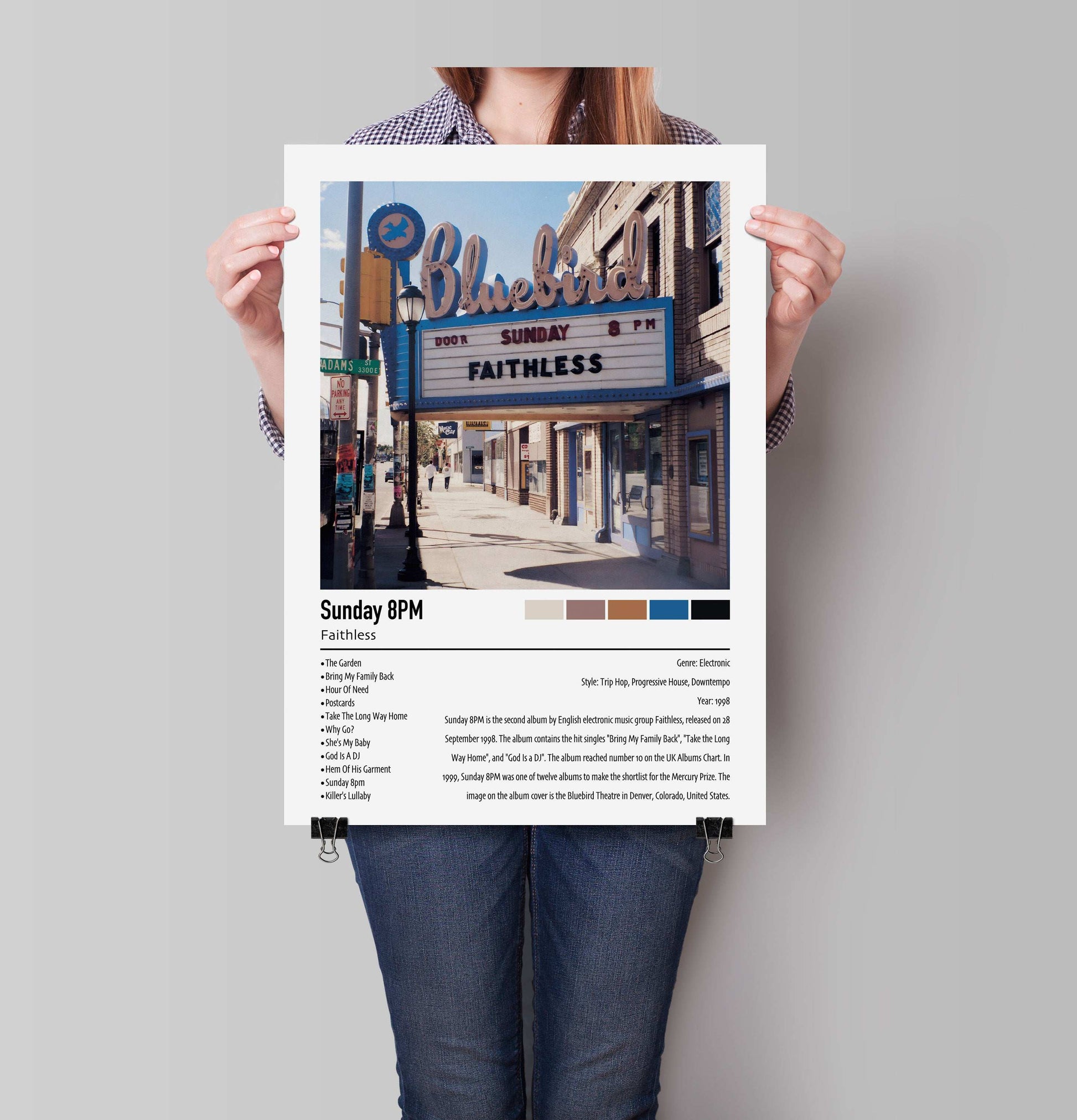 Faithless | Sunday 8PM | Custom Album Cover Poster Print