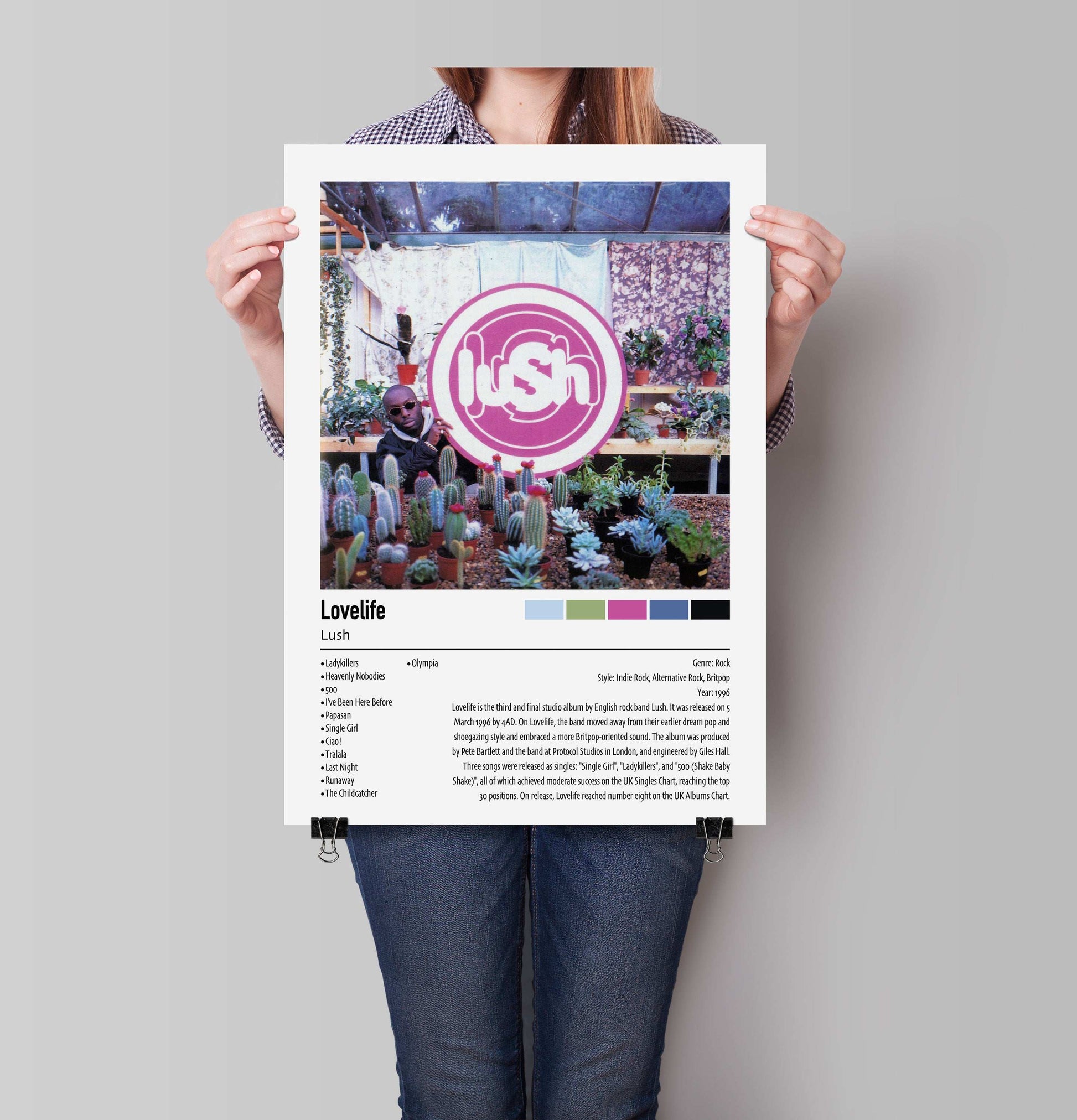 Lush | Lovelife | Custom Album Cover Poster Print