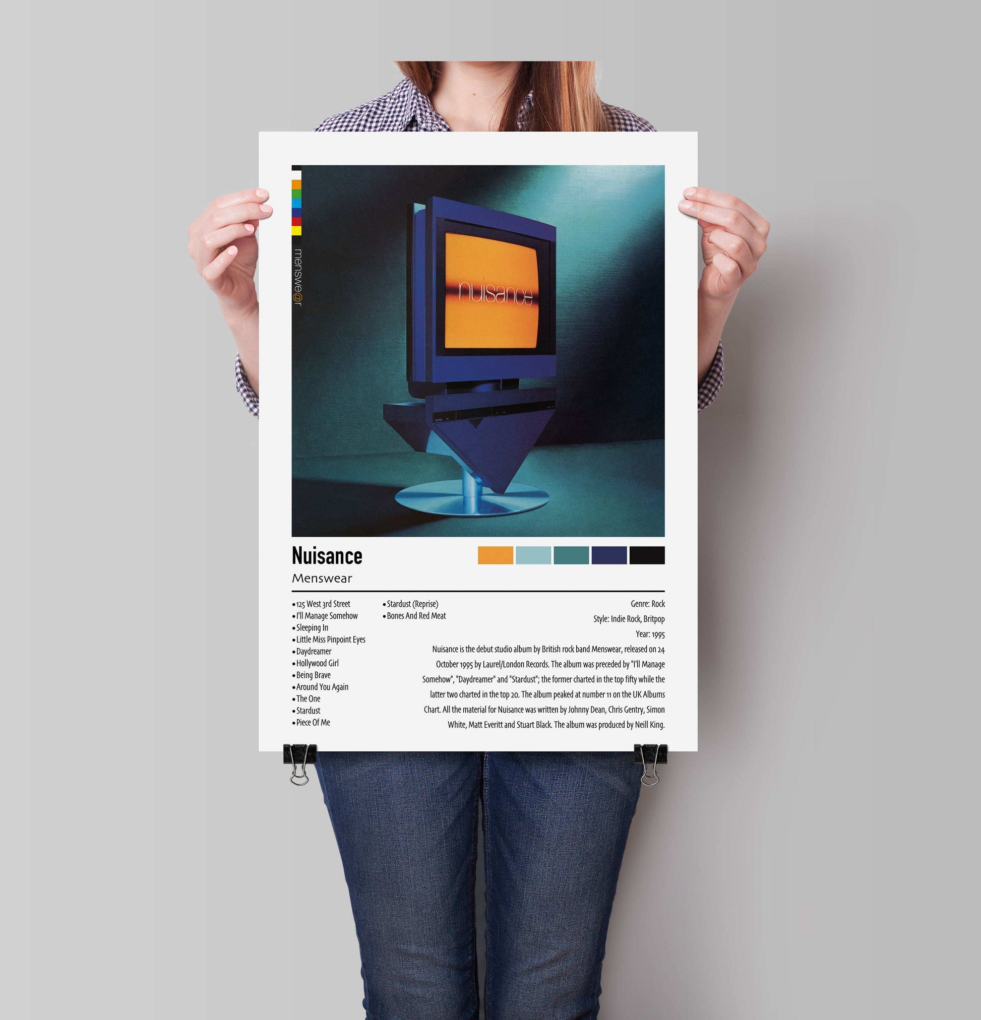 Menswear | Nuisance | Custom Album Cover Poster Print