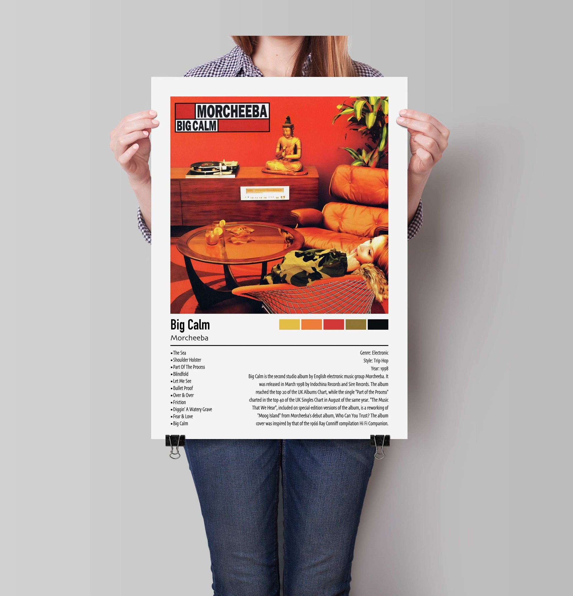 Morcheeba | Big Calm | Custom Album Cover Poster Print