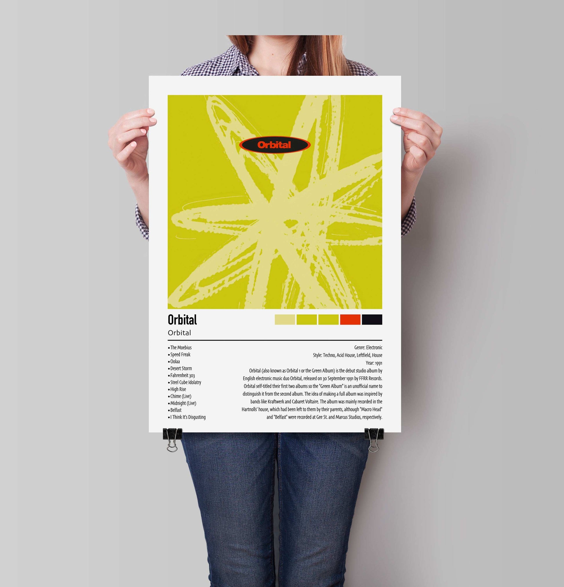 Orbital | Orbital | Custom Album Cover Poster Print