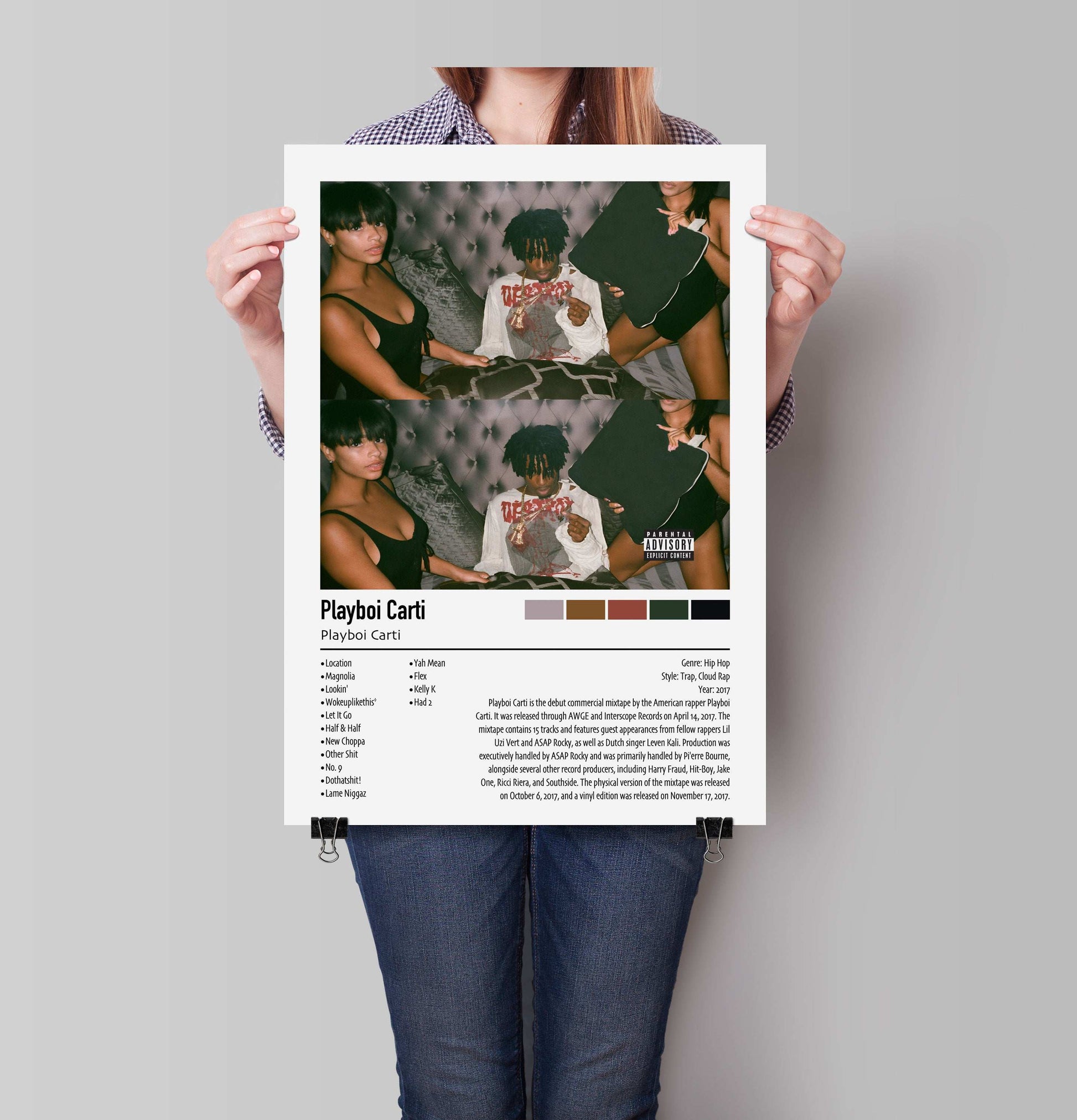 Playboi Carti | Playboi Carti | Custom Album Cover Poster Print