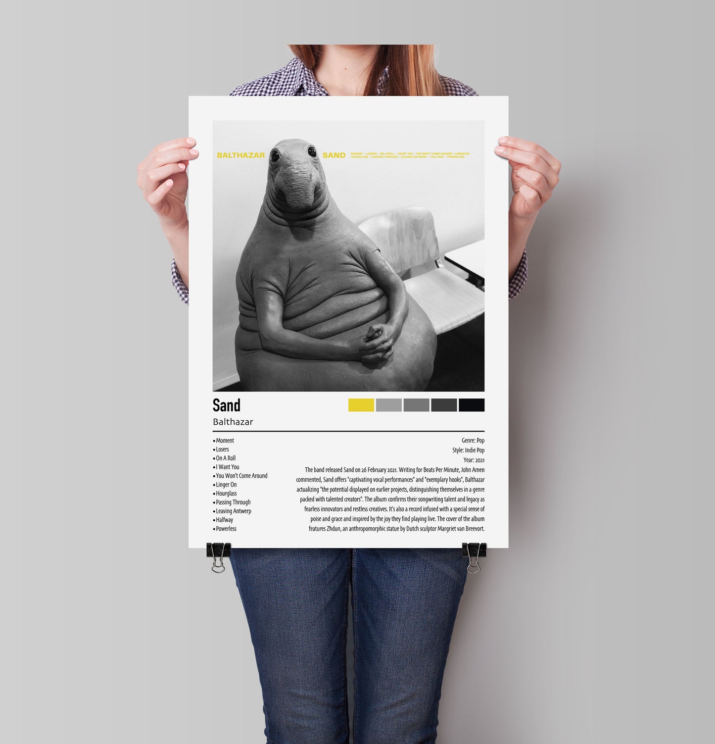 Balthazar | Sand | Custom Album Cover Poster Print