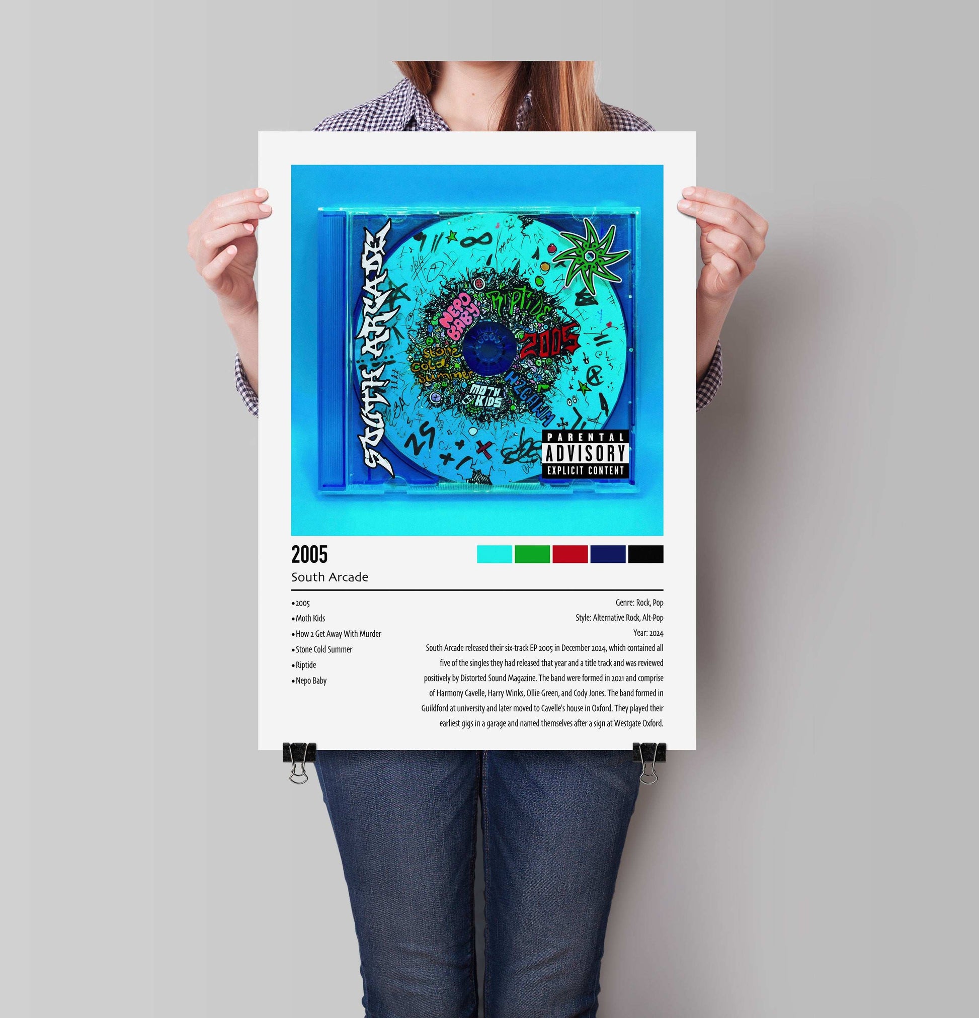 South Arcade | 2005 | Custom Album Cover Poster Print