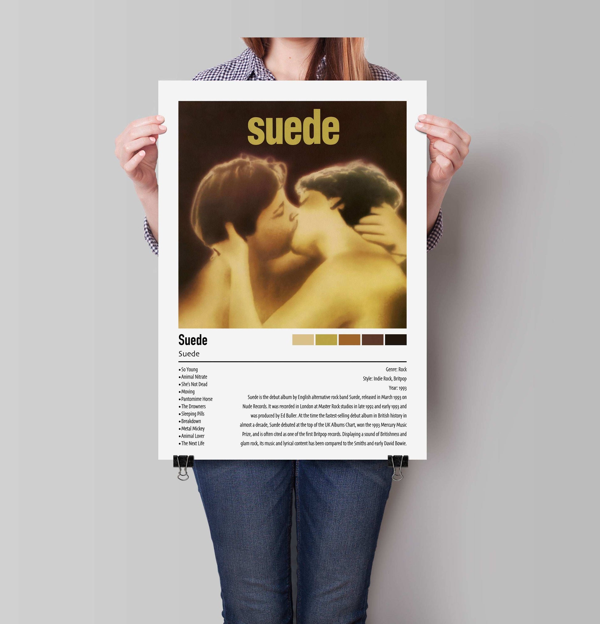 Suede | Suede | Custom Album Cover Poster Print