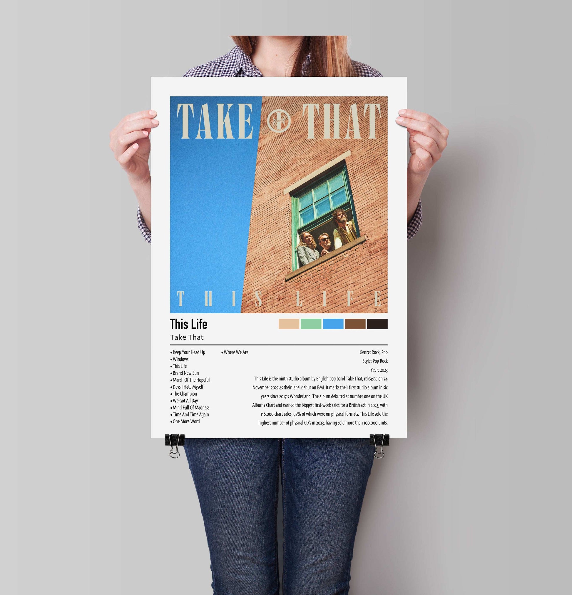 Take That | This Life | Custom Album Cover Poster Print