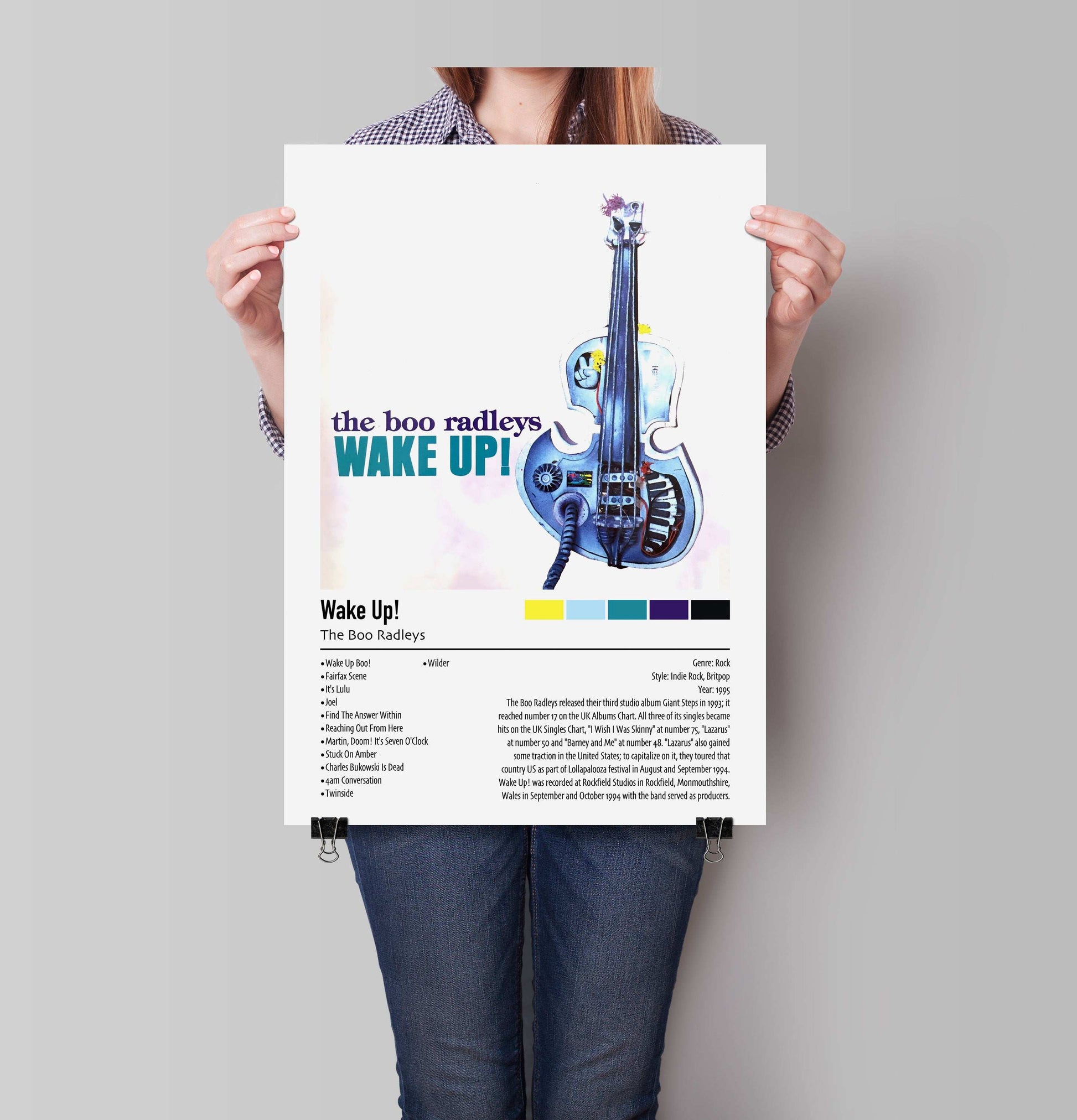 The Boo Radleys | Wake Up! | Custom Album Cover Poster Print