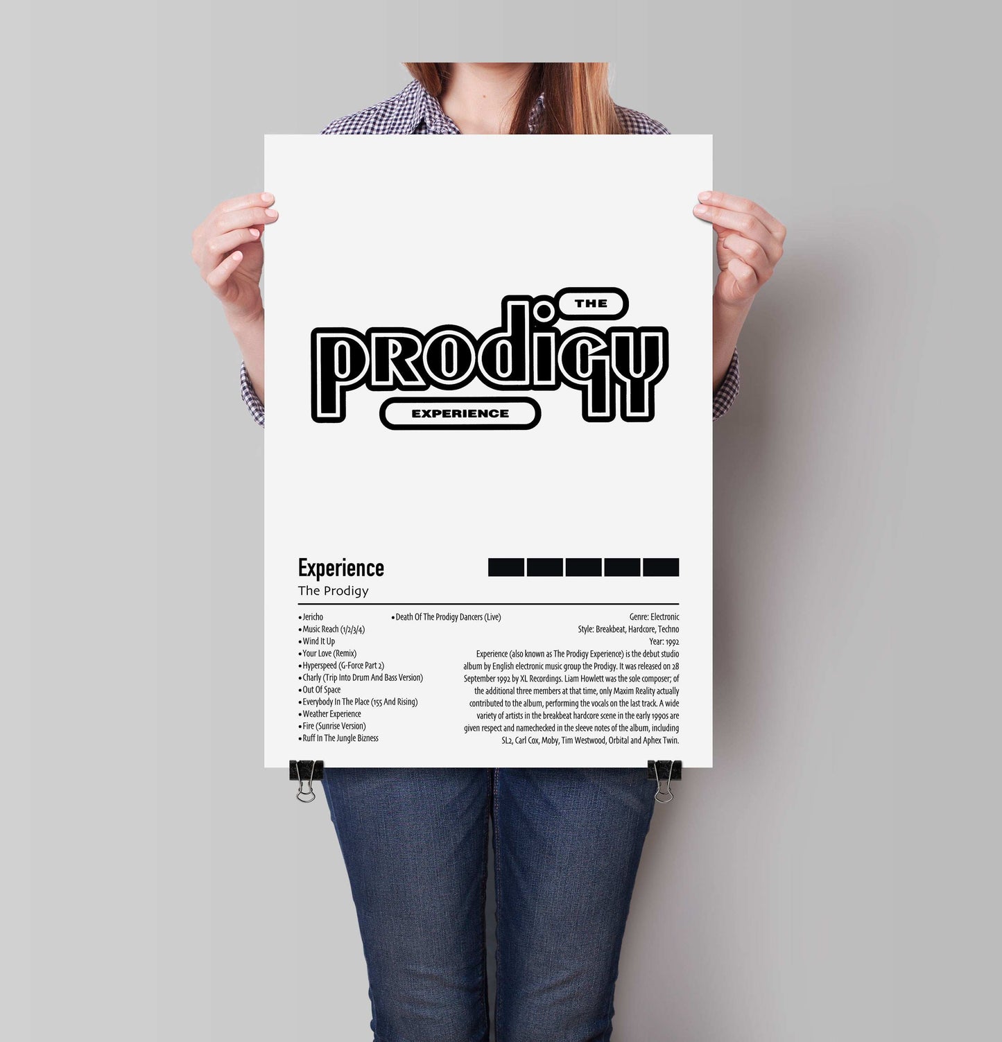 The Prodigy | Experience | Custom Album Cover Poster Print