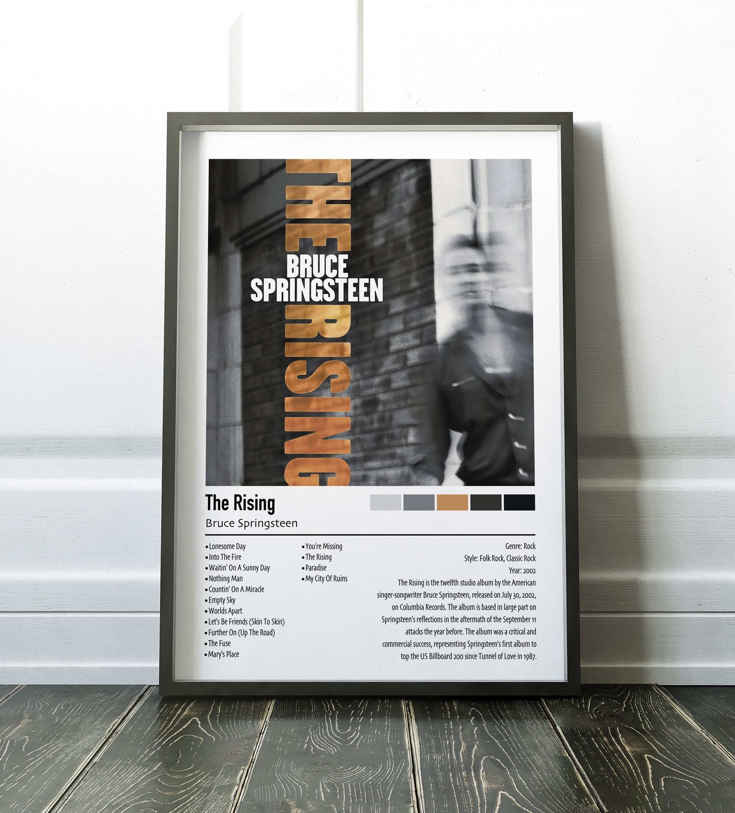 Bruce Springsteen | The Rising | Custom Album Cover Poster Print