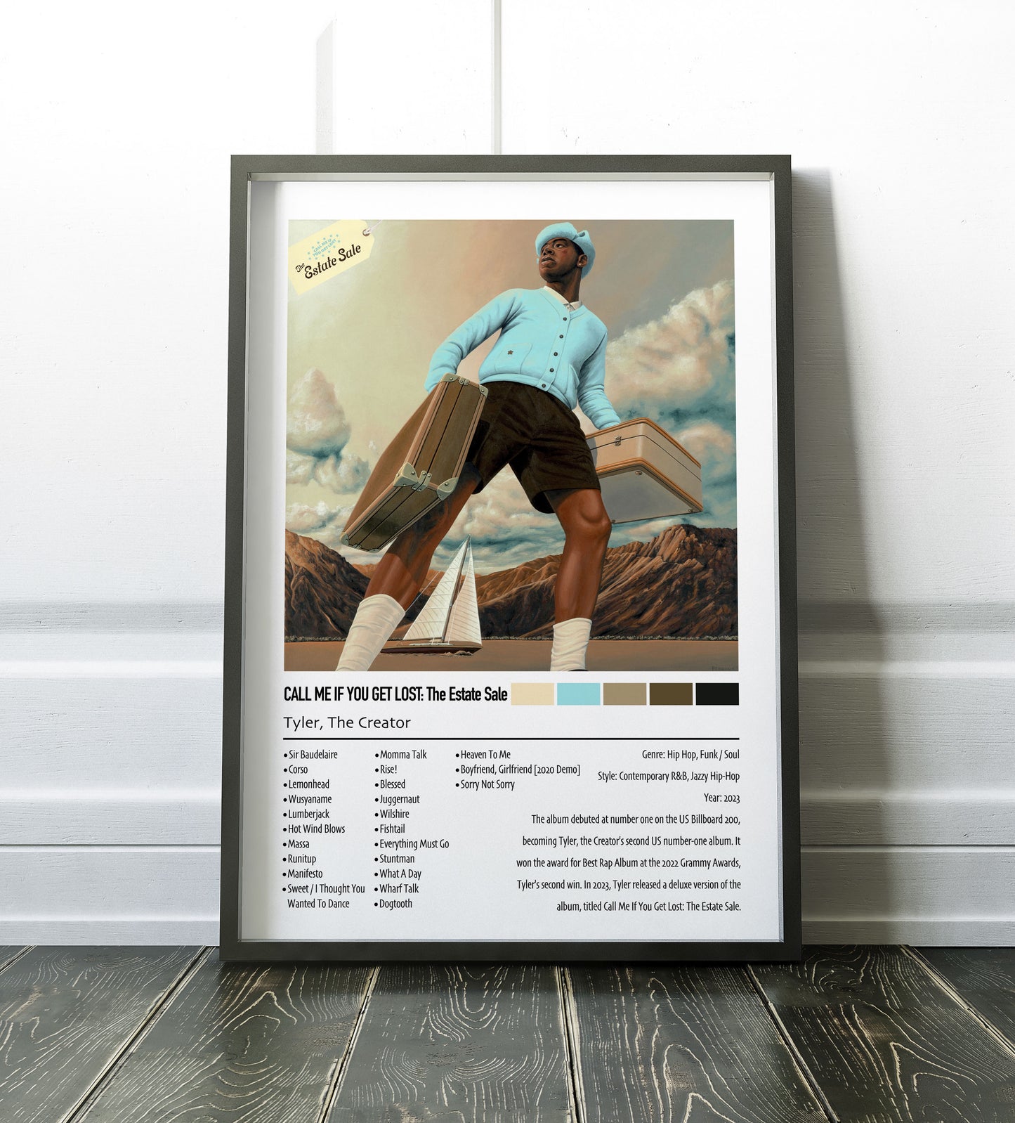 Tyler, The Creator | CALL ME IF YOU GET LOST: The Estate Sale | Custom Album Cover Poster Print