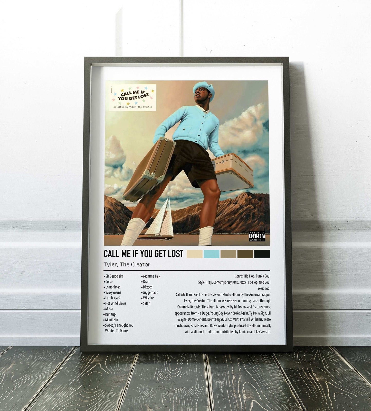 Tyler, The Creator | CALL ME IF YOU GET LOST (Alternate Cover) | Custom Album Cover Poster Print