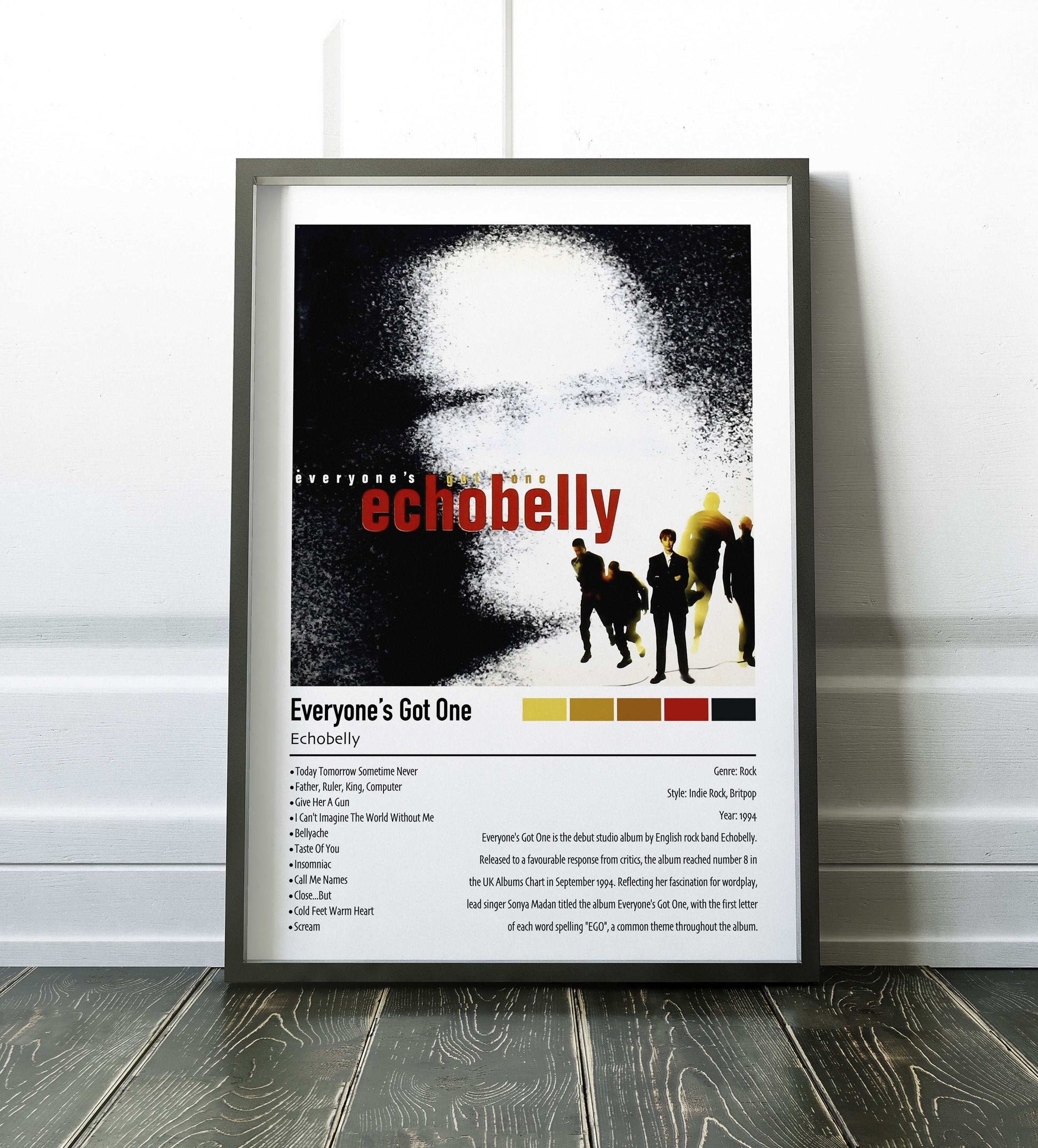 Echobelly | Everyone's Got One | Custom Album Cover Poster Print