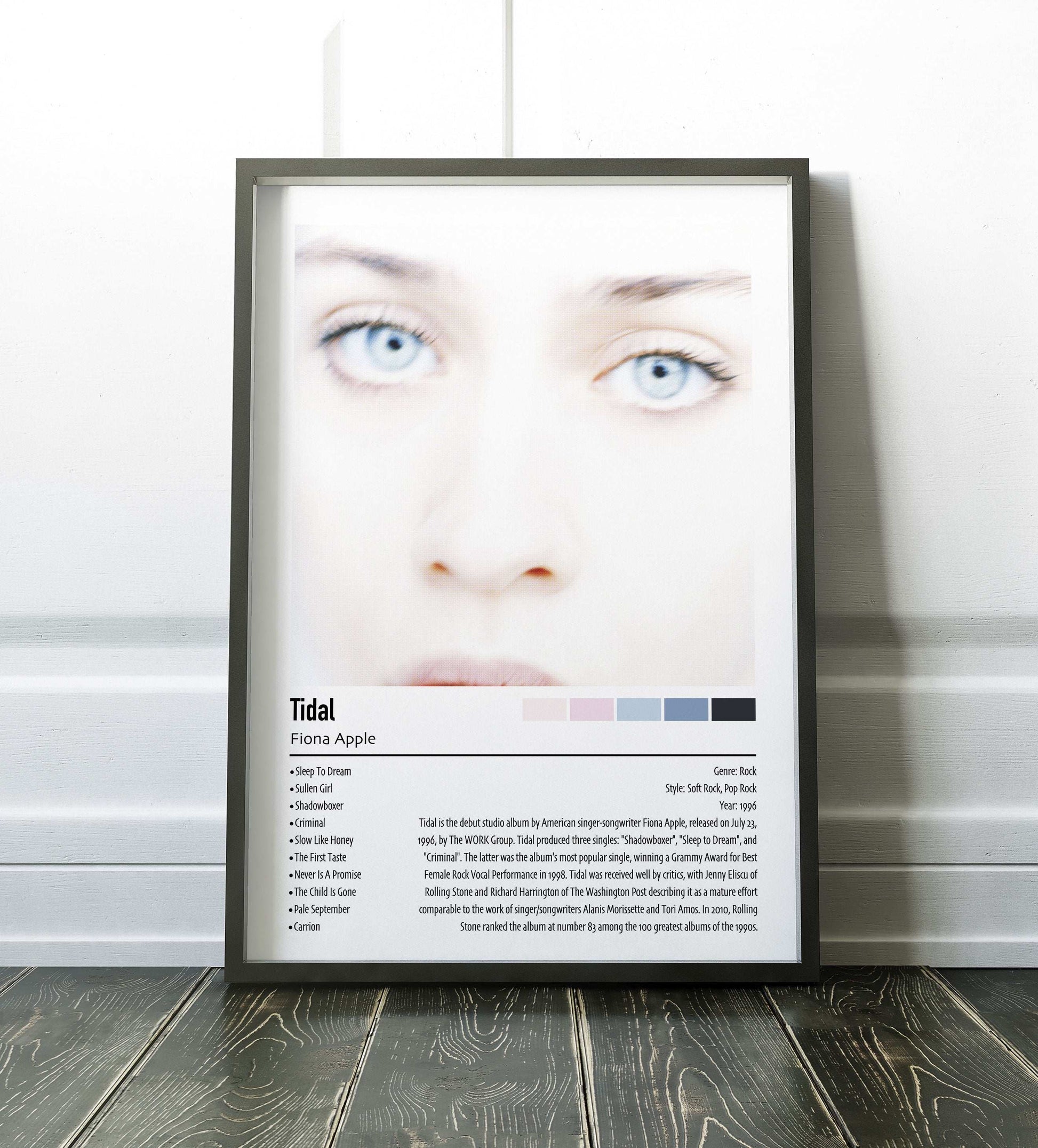 Fiona Apple | Tidal | Custom Album Cover Poster Print