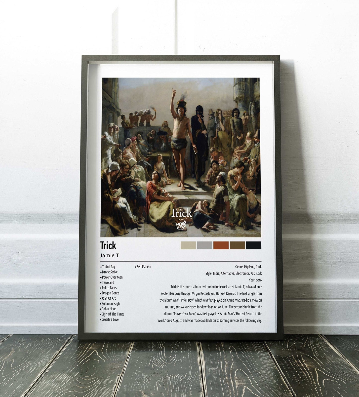 Jamie T | Trick | Custom Album Cover Poster Print