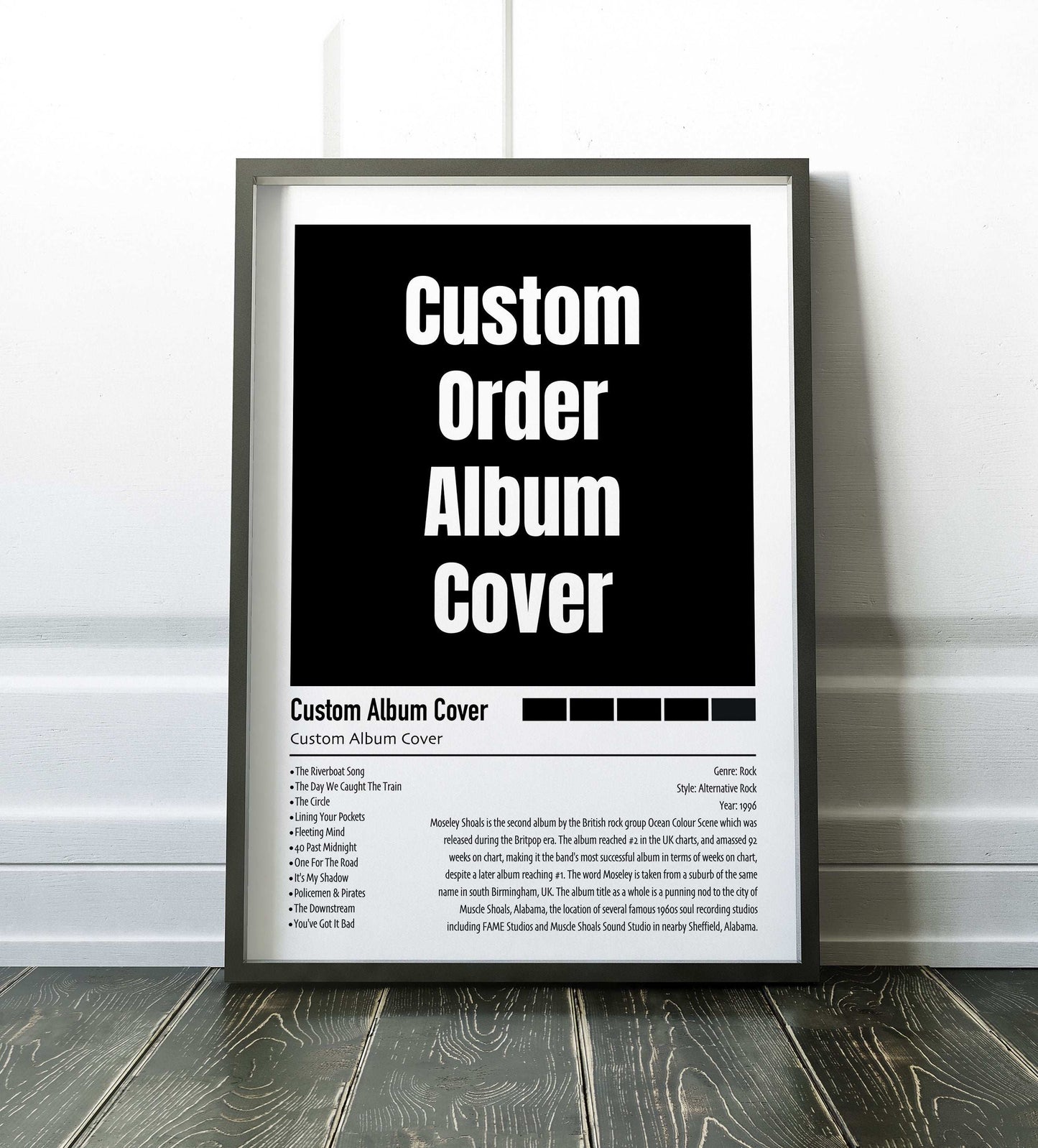 Custom Order Album Cover Poster Print