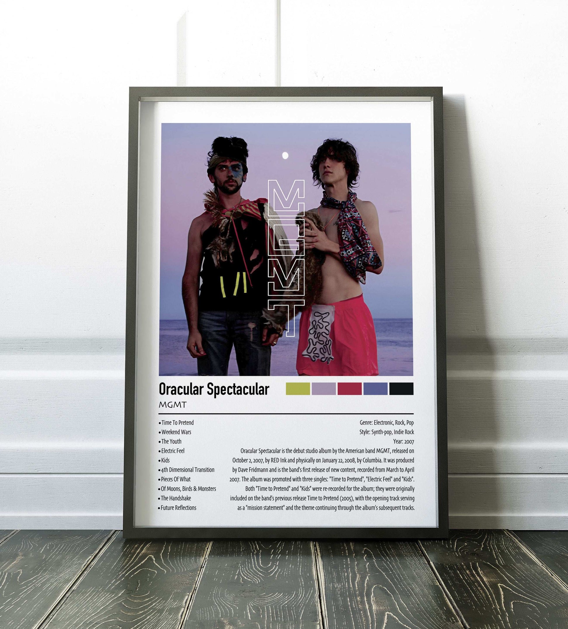 MGMT | Oracular Spectacular | Custom Album Cover Poster Print
