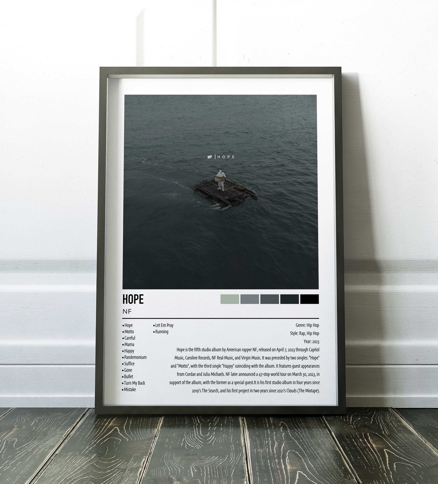 NF | HOPE | Custom Album Cover Poster Print