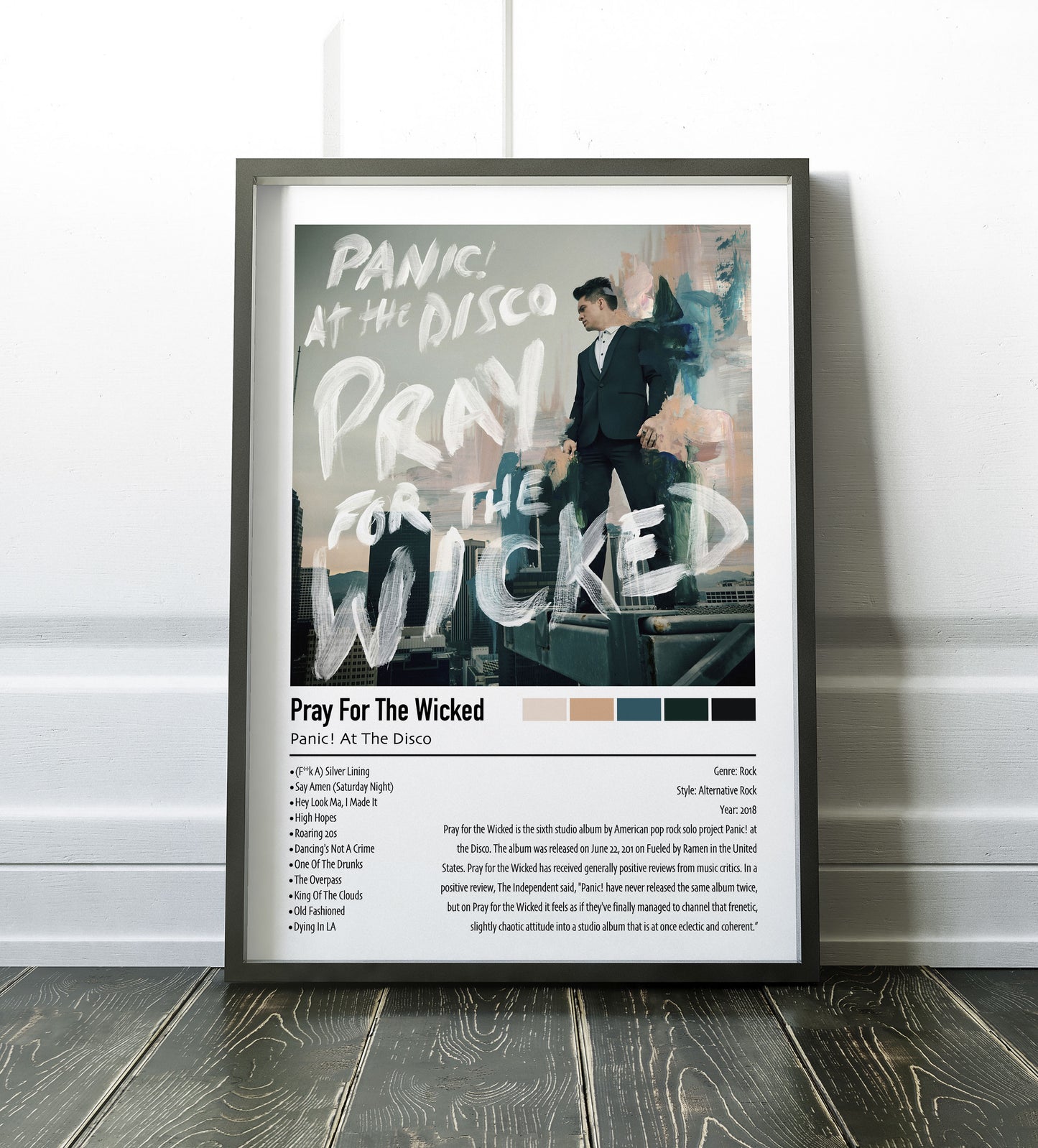 Panic! At The Disco | Pray For The Wicked | Custom Album Cover Poster Print
