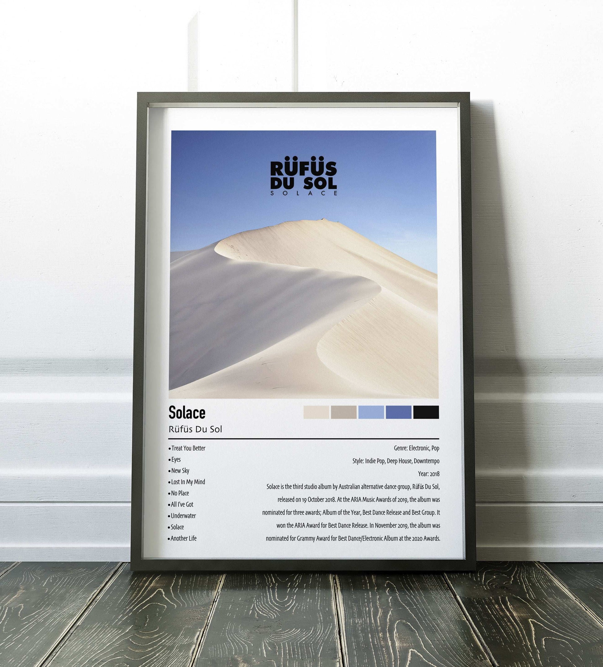 Rüfüs Du Sol | Solace | Custom Album Cover Poster Print