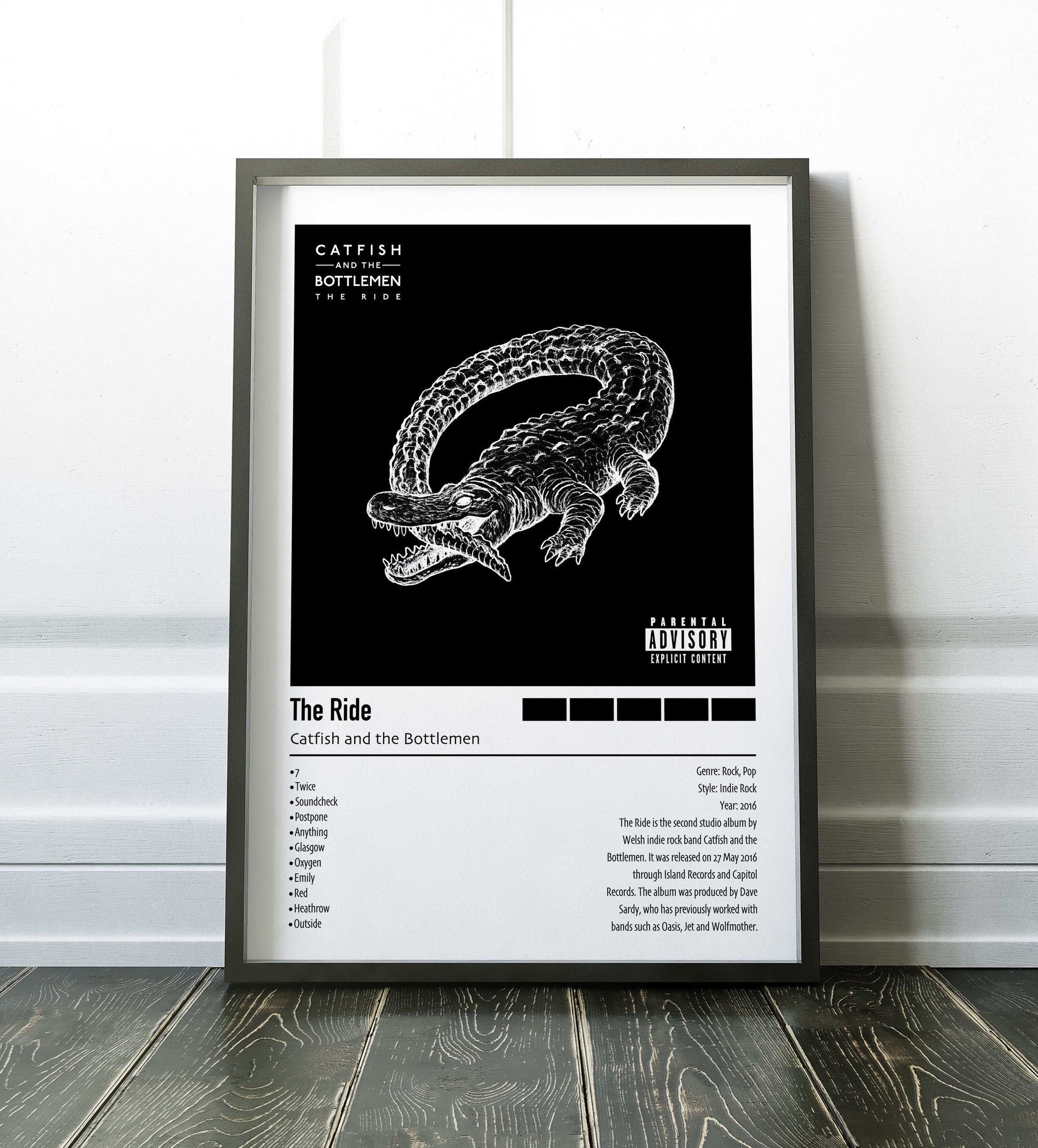 Catfish And The Bottlemen | The Ride | Custom Album Cover Poster Print