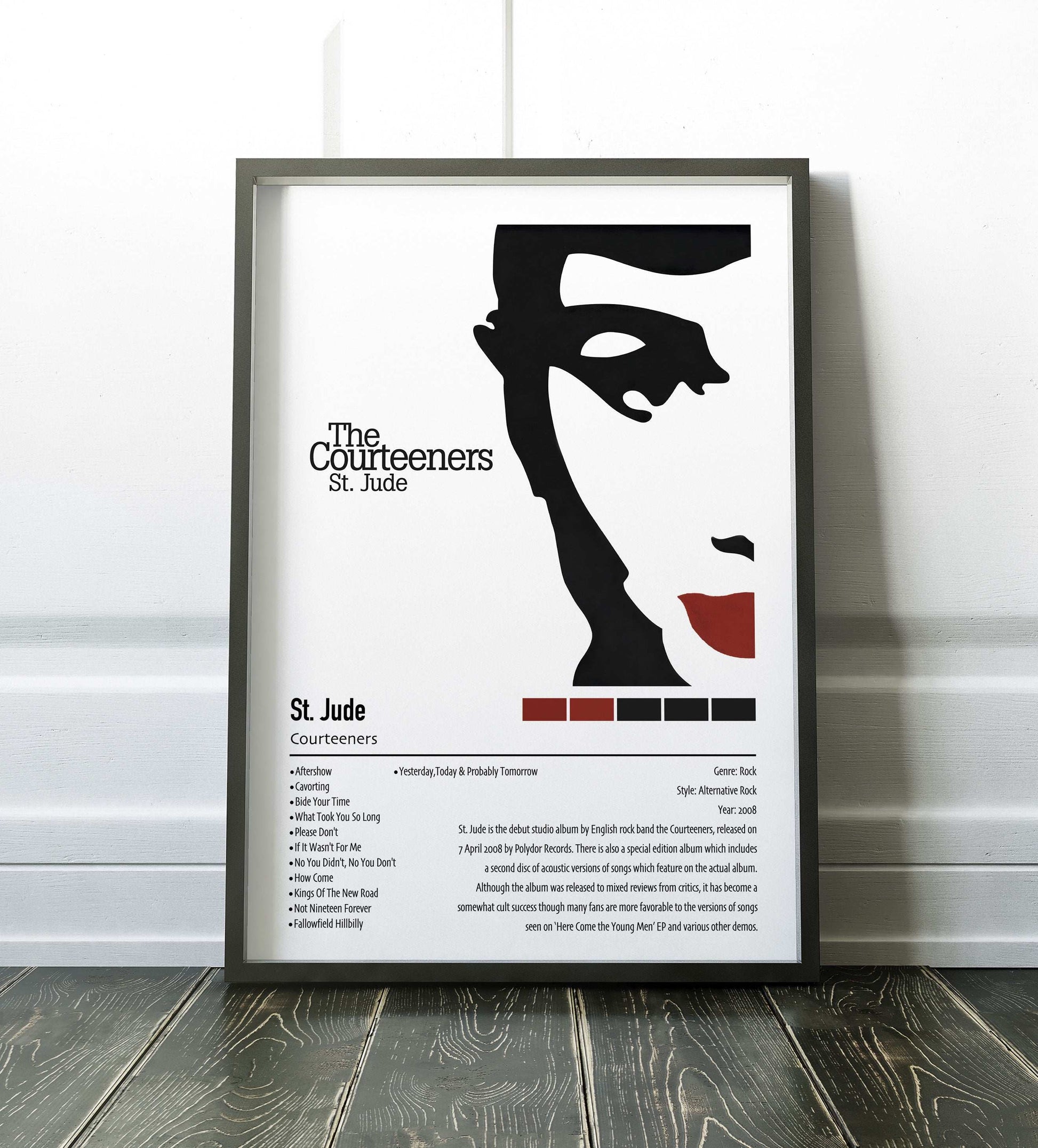 Courteeners | St. Jude | Custom Album Cover Poster Print