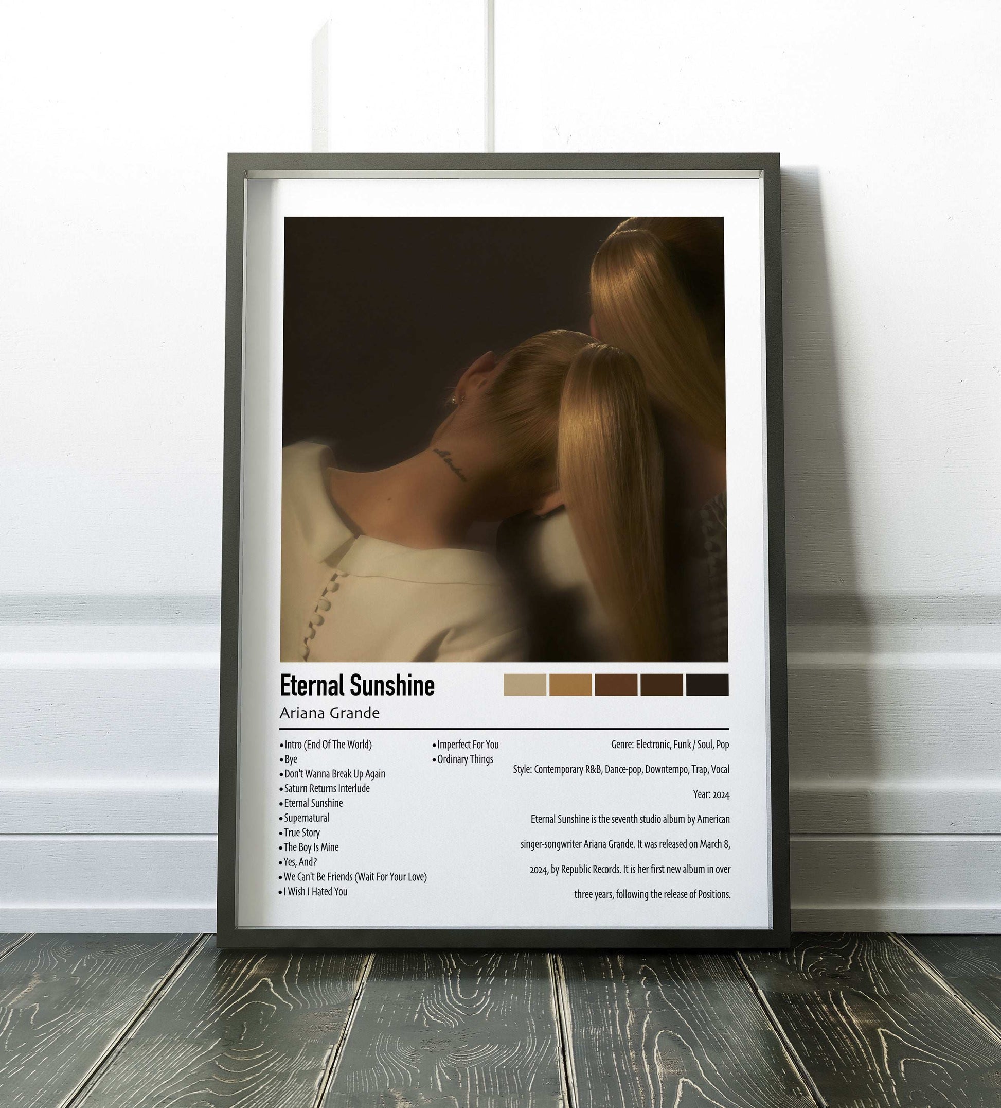 Ariana Grande | Eternal Sunshine | Custom Album Cover Poster Print