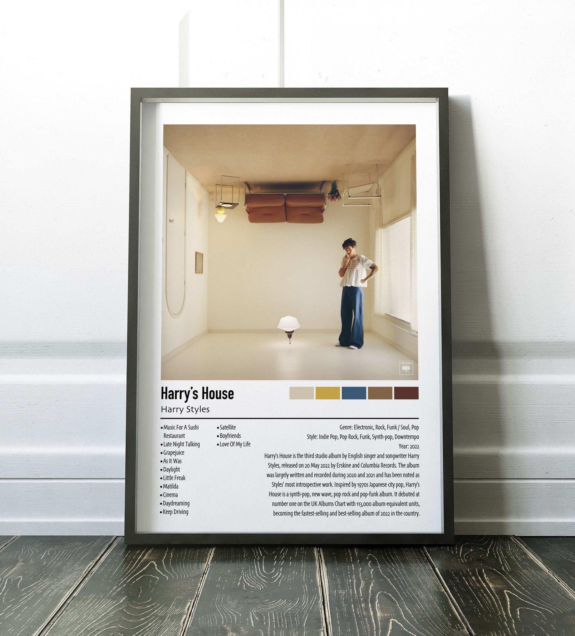 Harry Styles | Harry's House | Custom Album Cover Poster Print