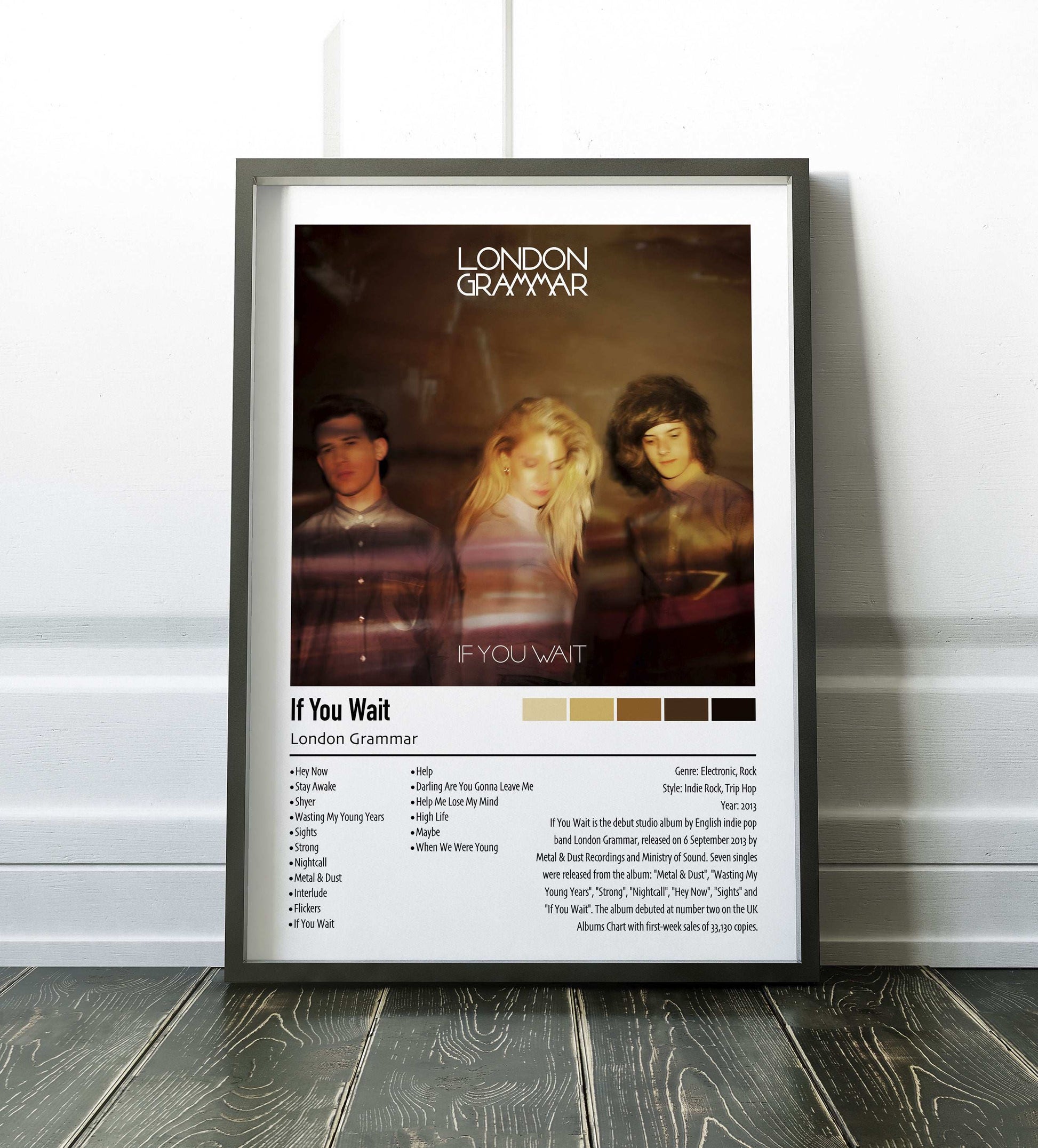 London Grammar | If You Wait | Custom Album Cover Poster Print
