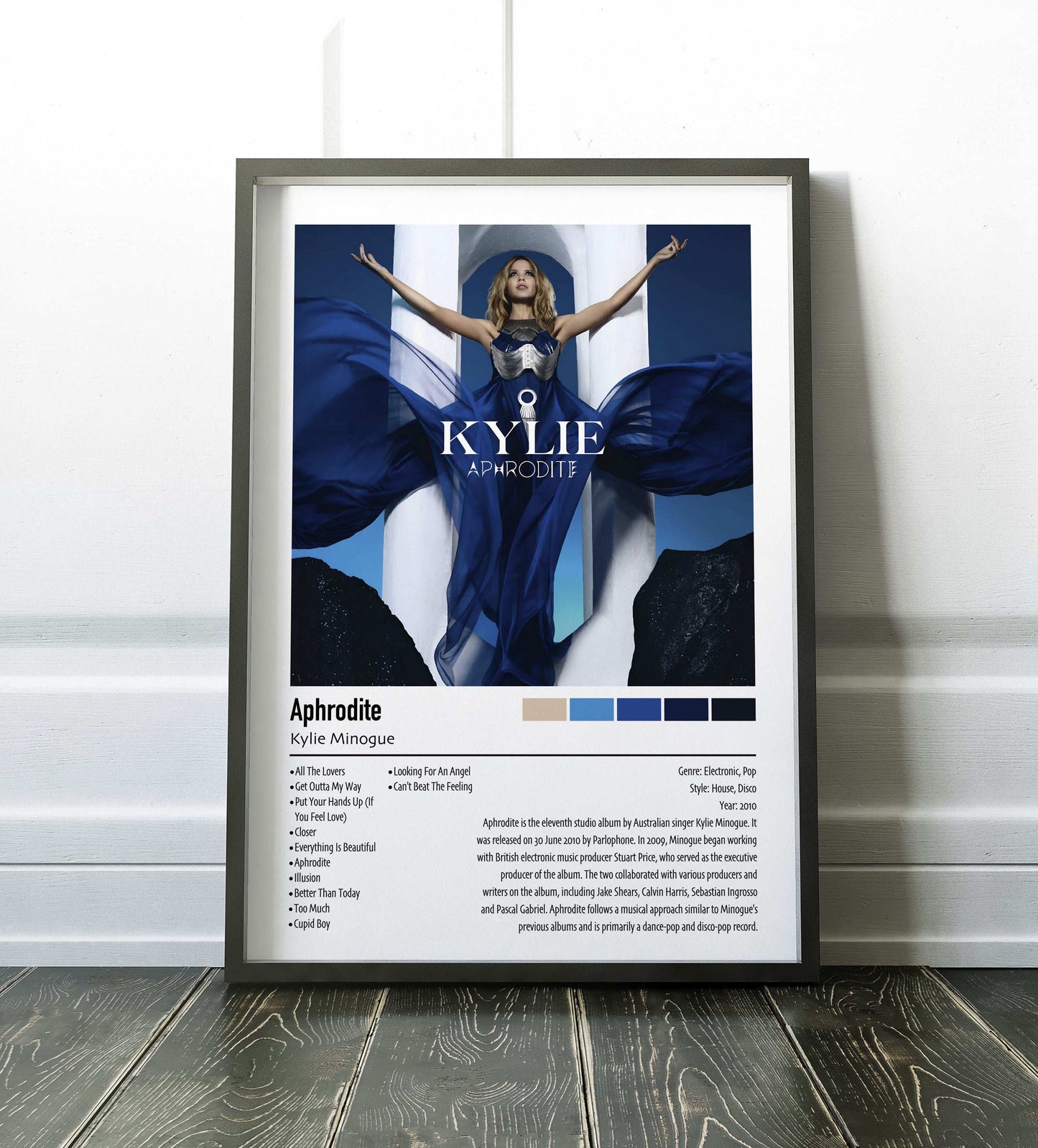 Kylie Minogue | Aphrodite | Custom Album Cover Poster Print