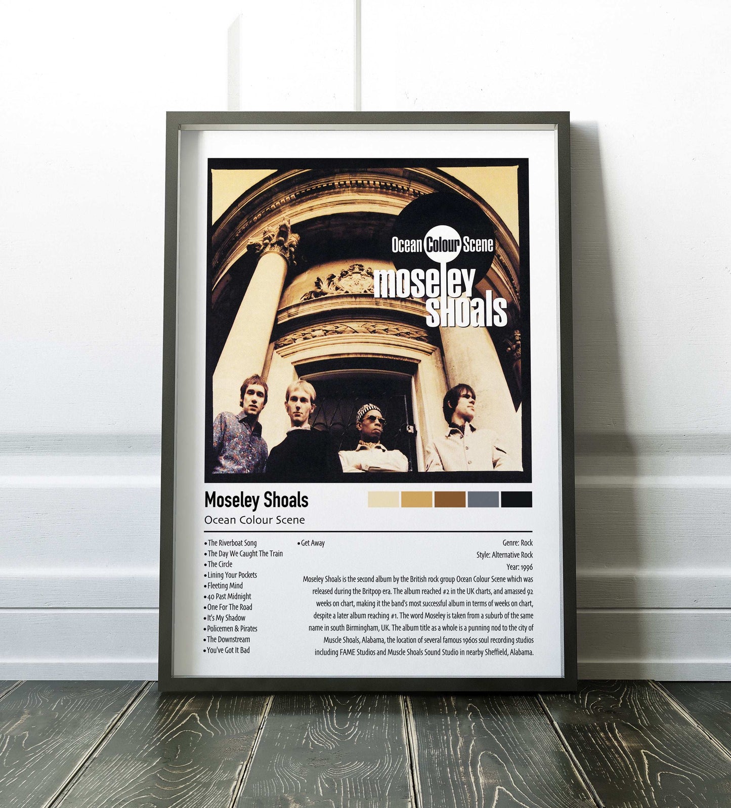 Ocean Colour Scene | Moseley Shoals | Custom Album Cover Poster Print