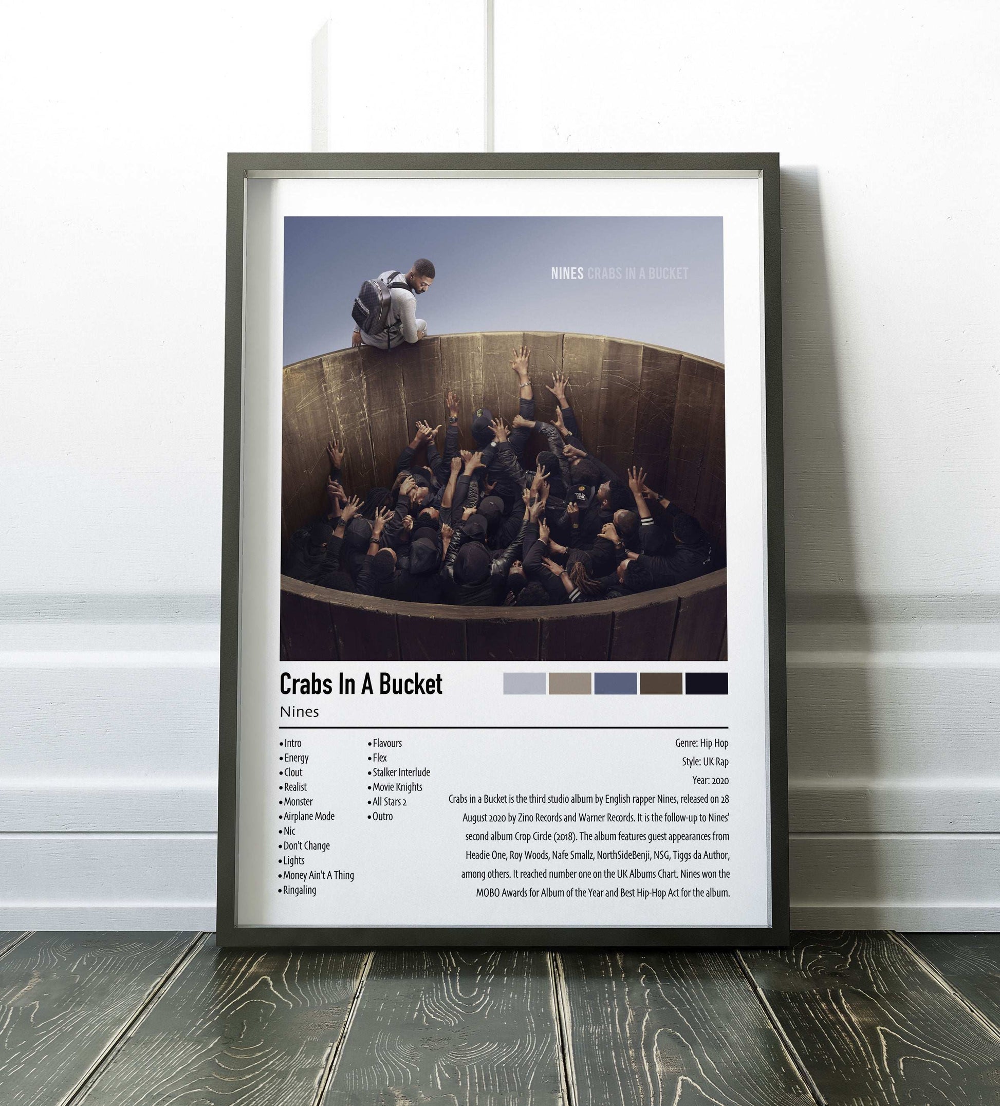 Nines | Crabs In A Bucket | Custom Album Cover Poster Print