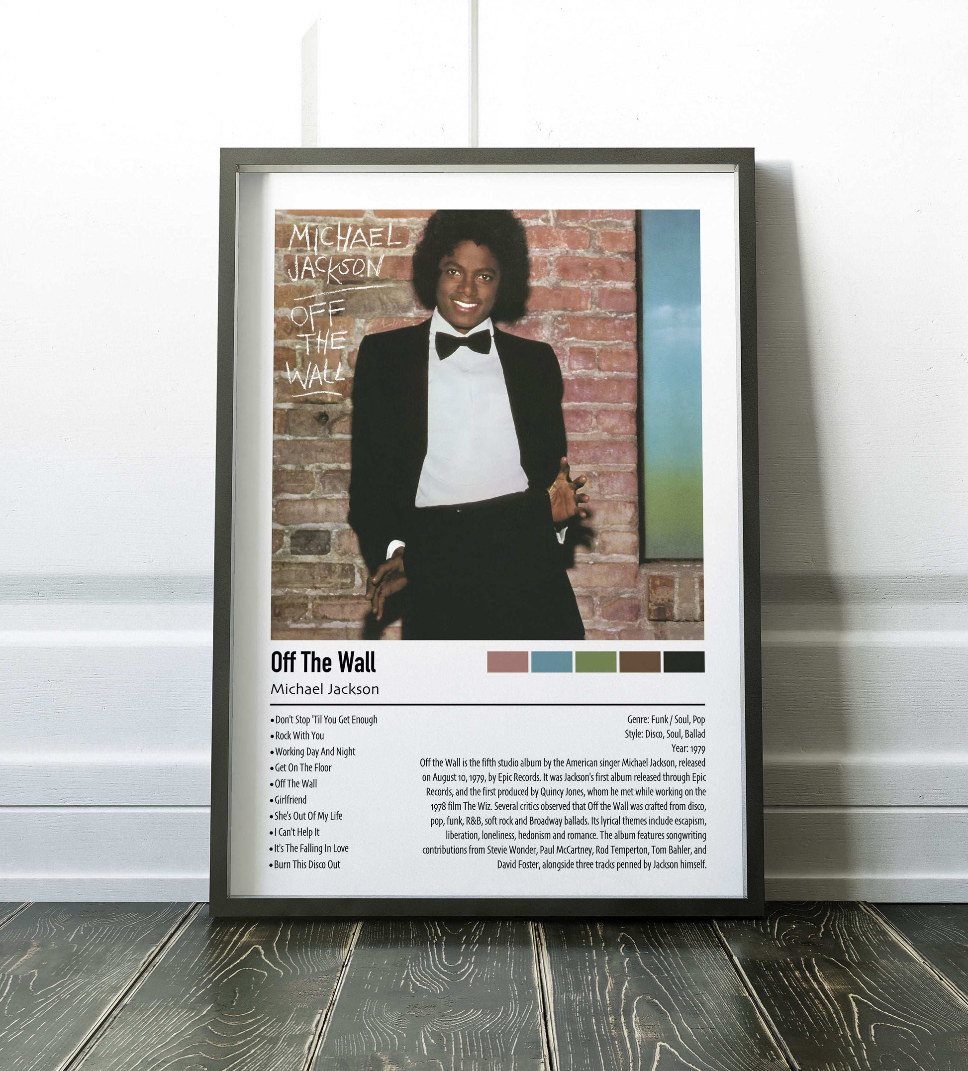 Michael Jackson | Off The Wall | Custom Album Cover Poster Print