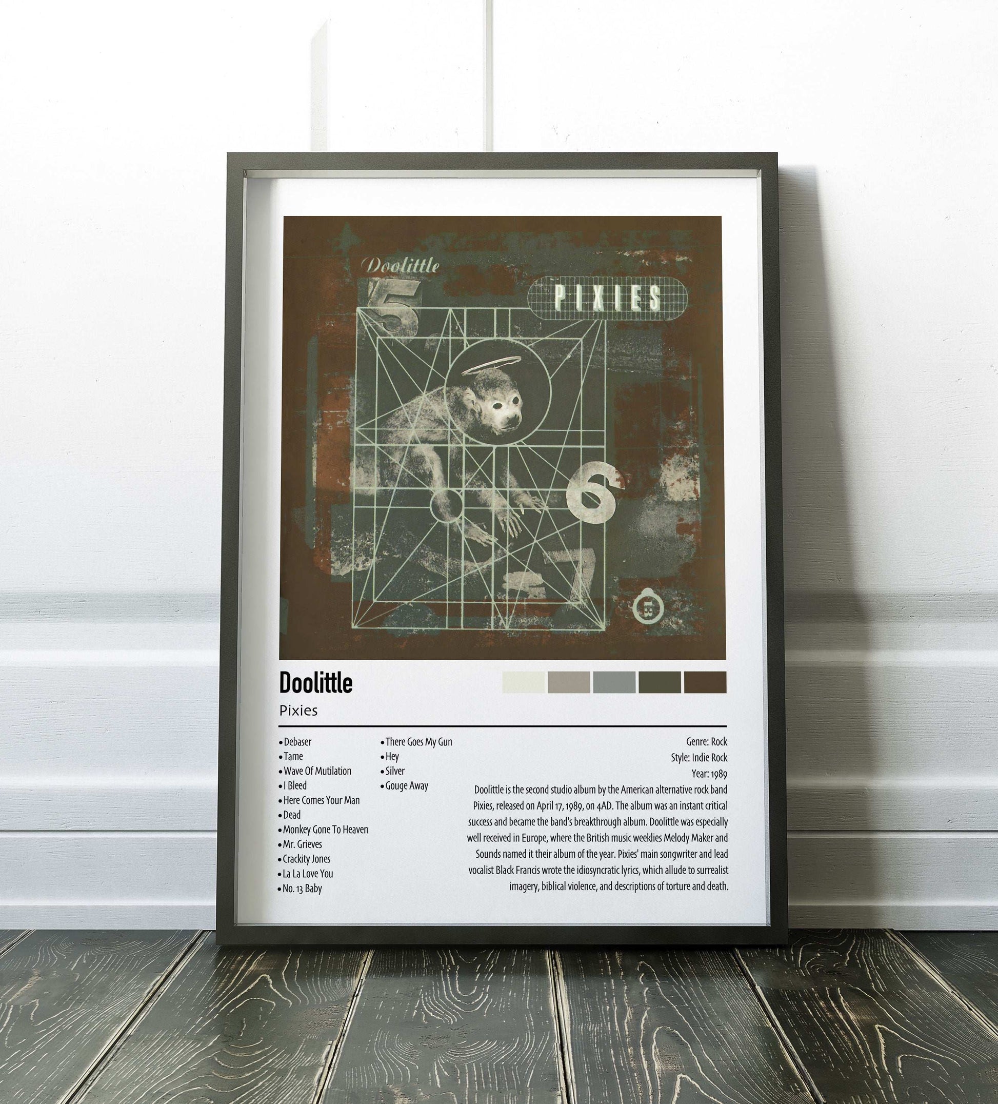 Pixies | Doolittle | Custom Album Cover Poster Print