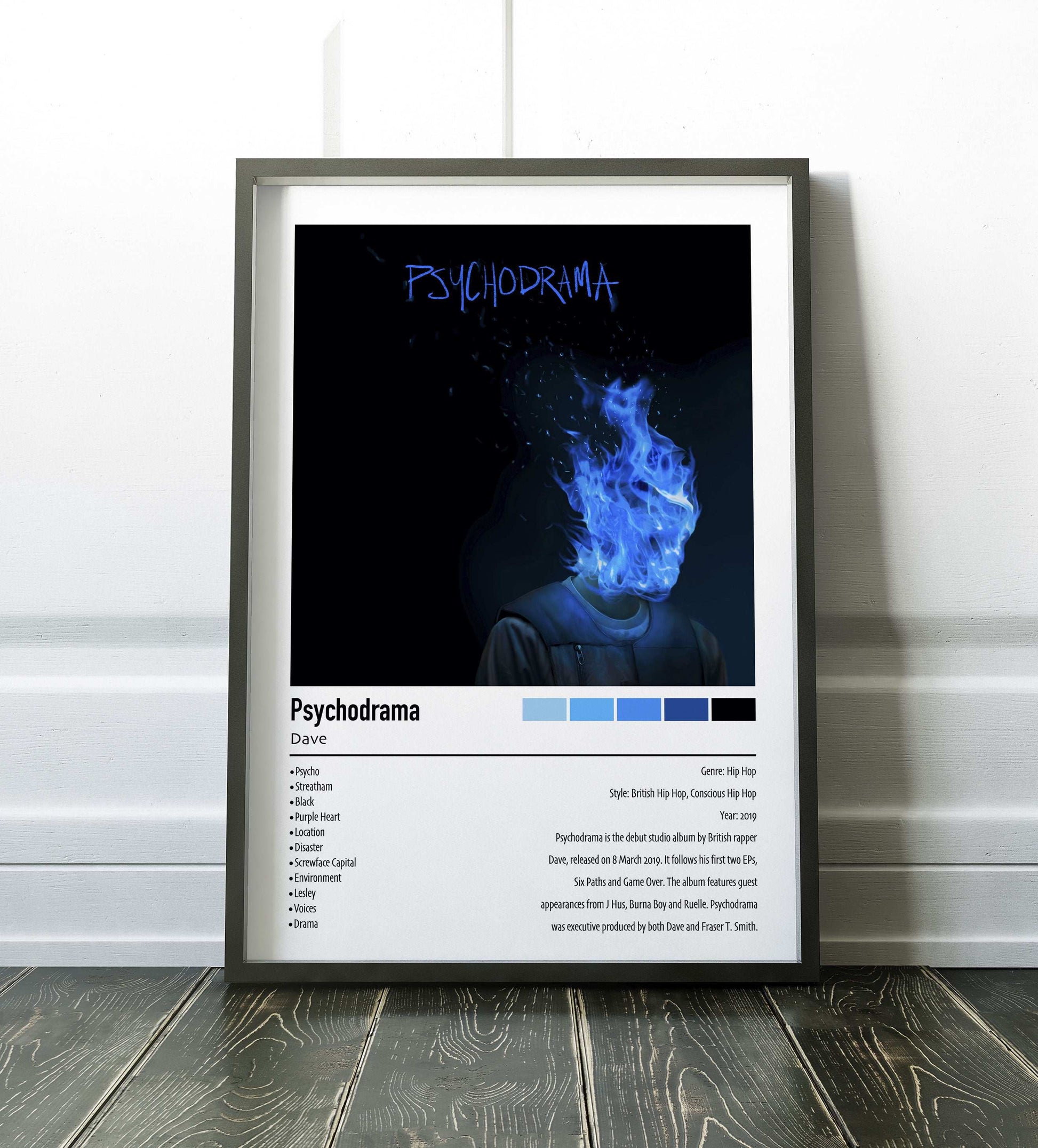 Dave | Psychodrama | Custom Album Cover Poster Print