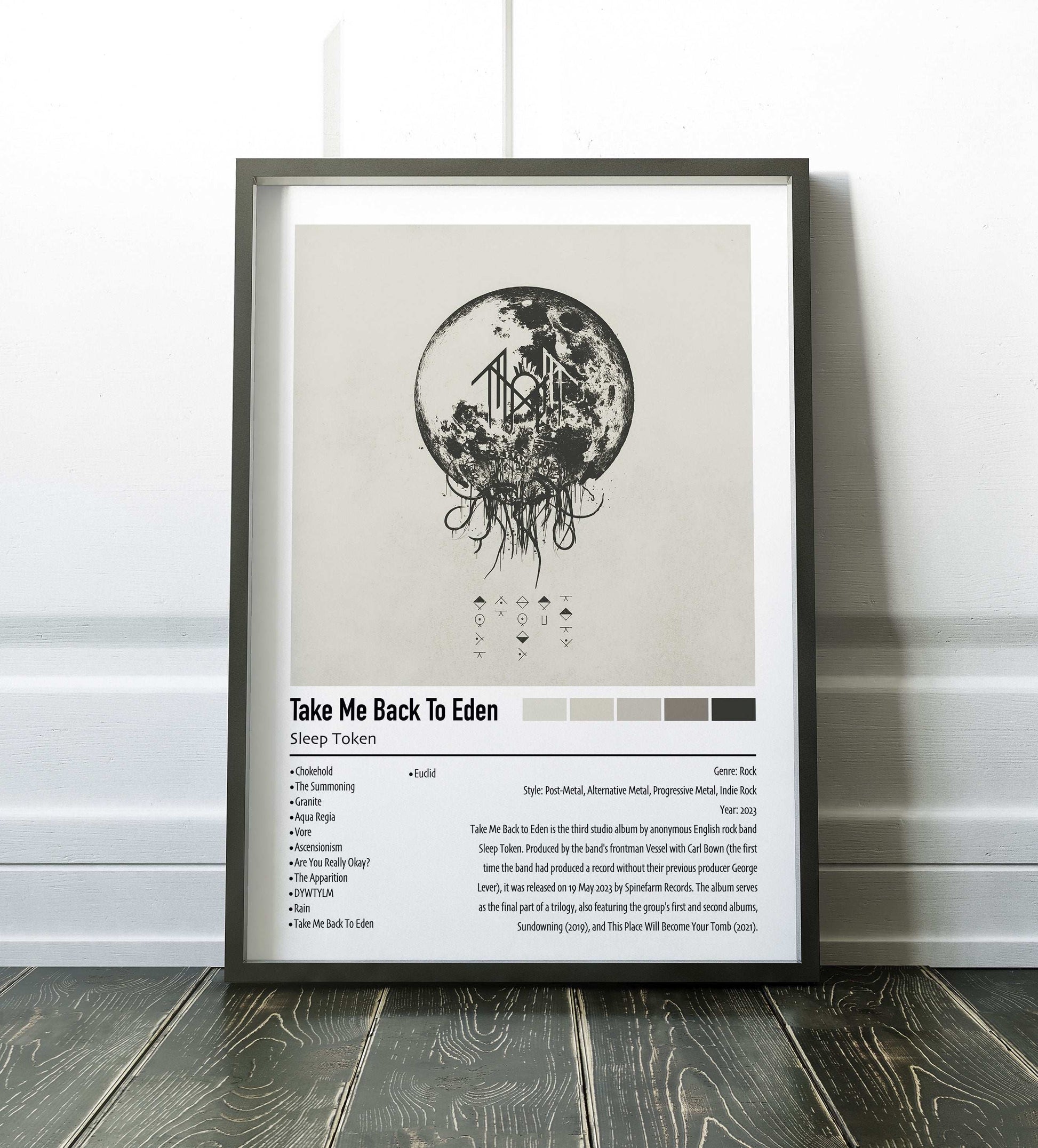 Sleep Token | Take Me Back To Eden | Custom Album Cover Poster Print