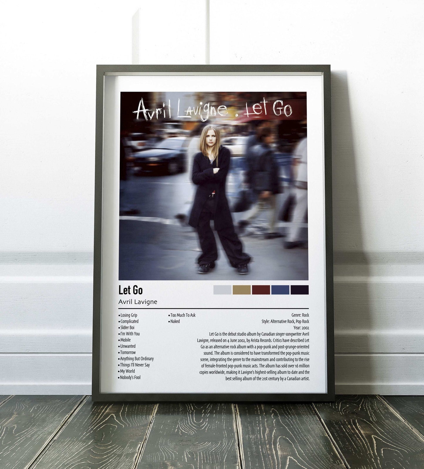 Avril Lavigne | Let Go | Custom Album Cover Poster Print