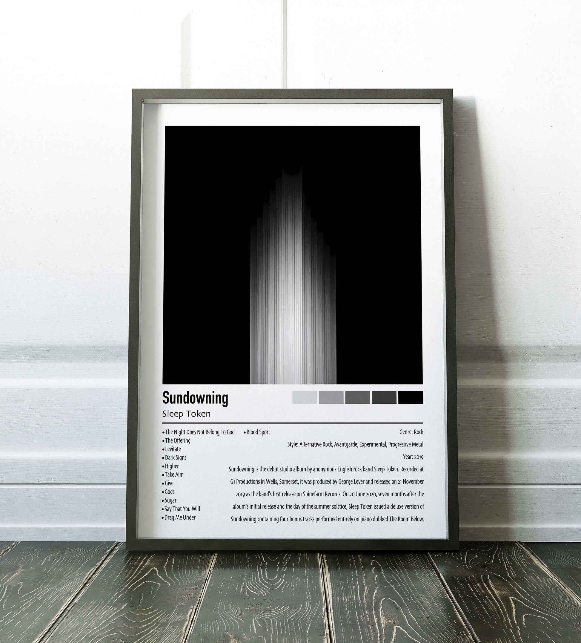 Sleep Token | Sundowning | Custom Album Cover Poster Print