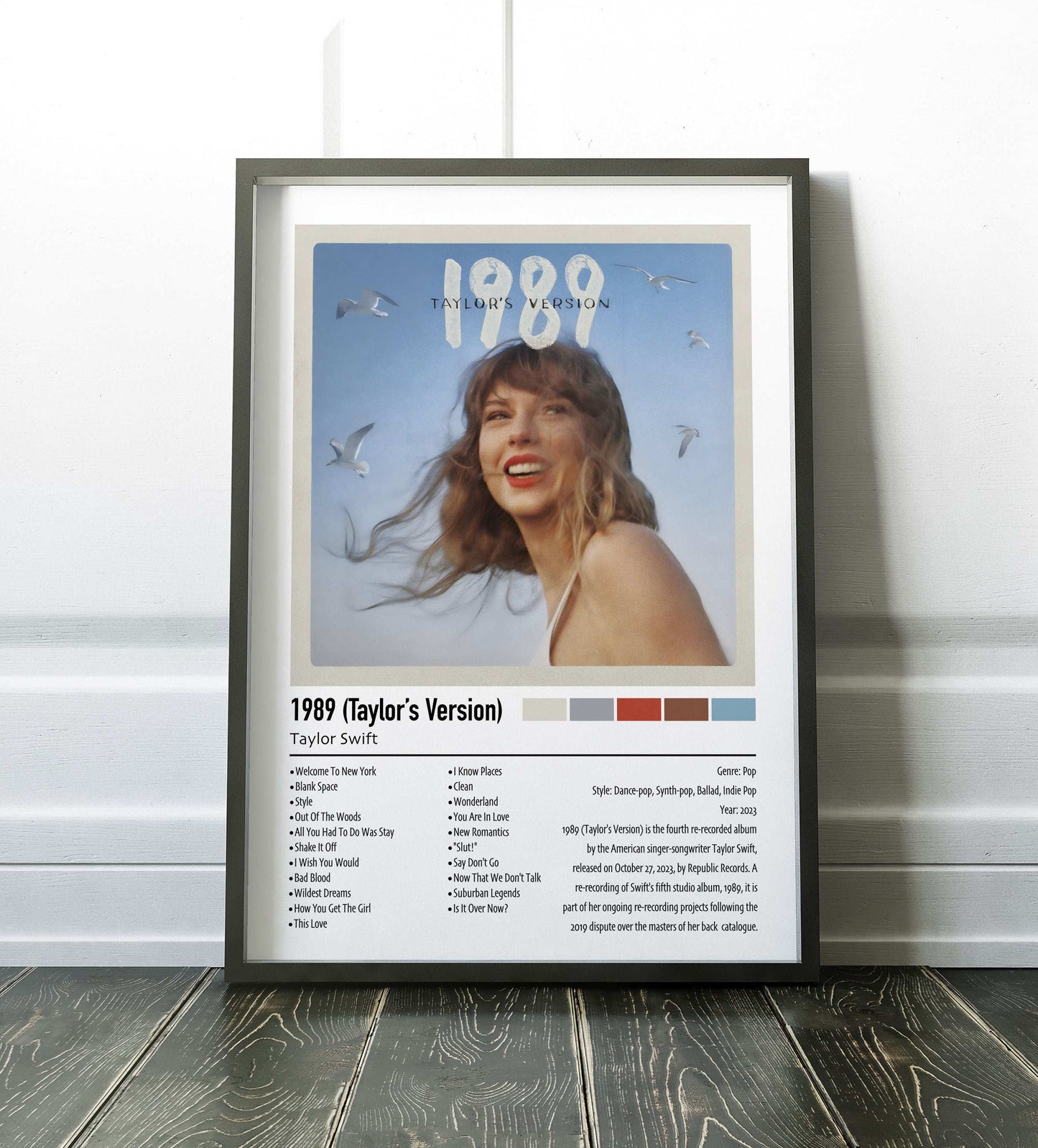 Taylor Swift | 1989 (Taylor's Version) | Custom Album Cover Poster Print