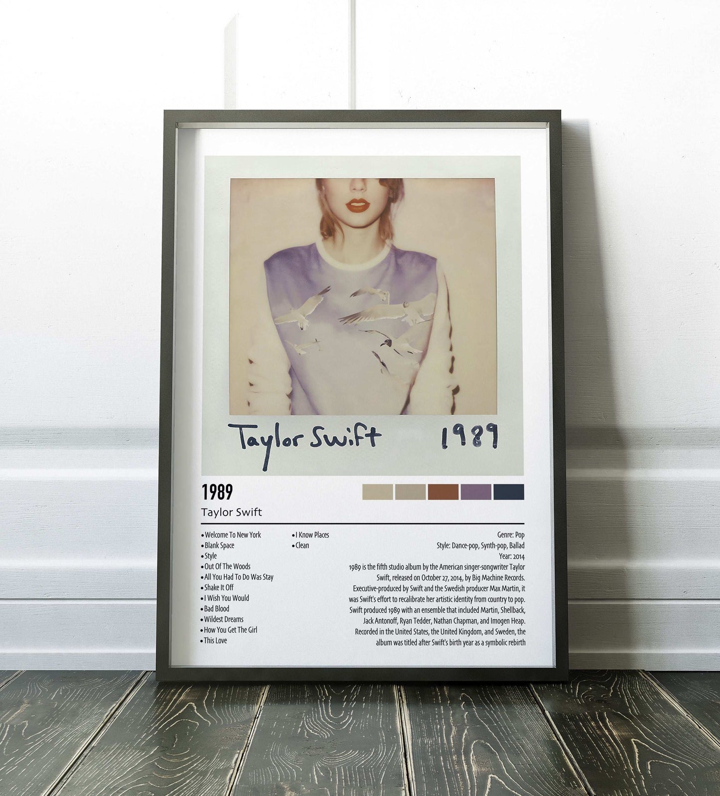 Taylor Swift | 1989 | Custom Album Cover Poster Print