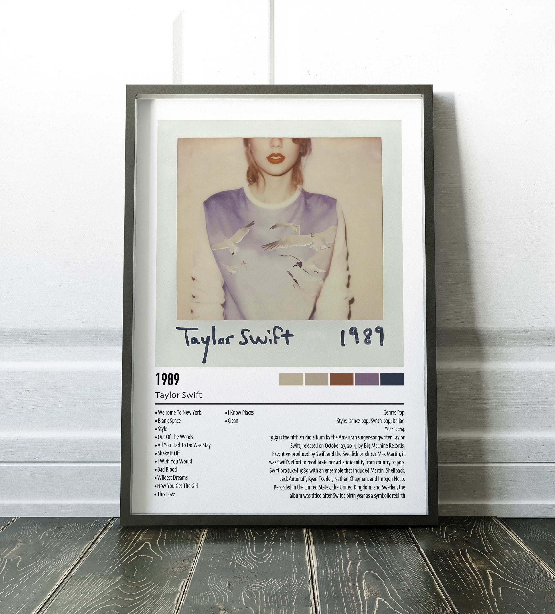 Taylor Swift | 1989 | Custom Album Cover Poster Print