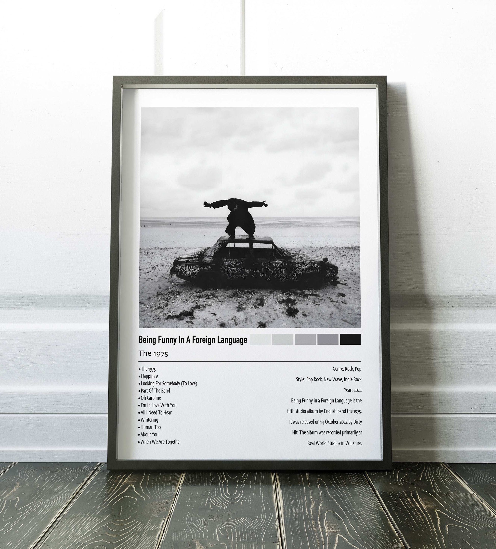 The 1975 | Being Funny In A Foreign Language | Custom Album Cover Poster Print