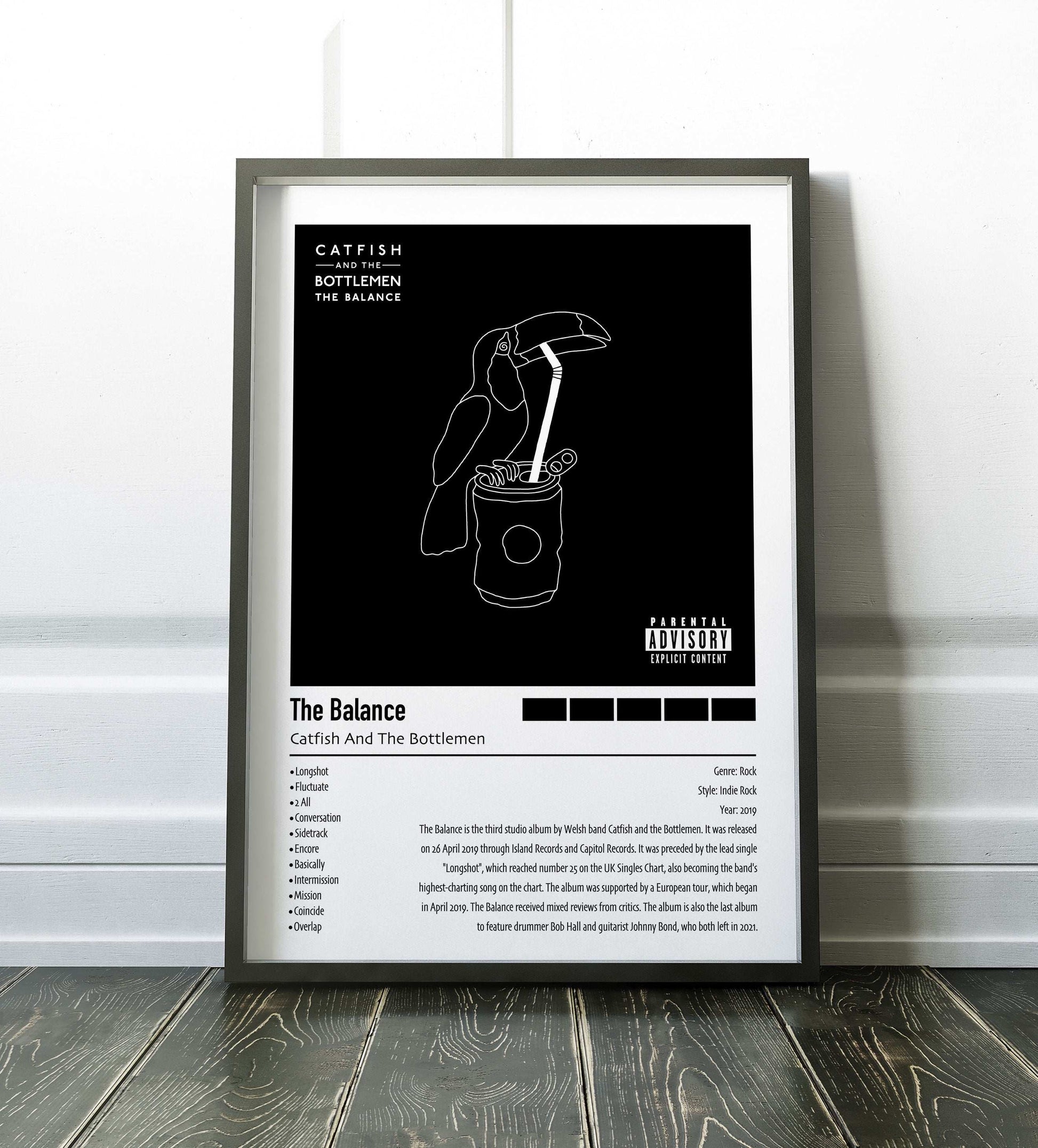 Catfish And The Bottlemen | The Balance | Custom Album Cover Poster Print